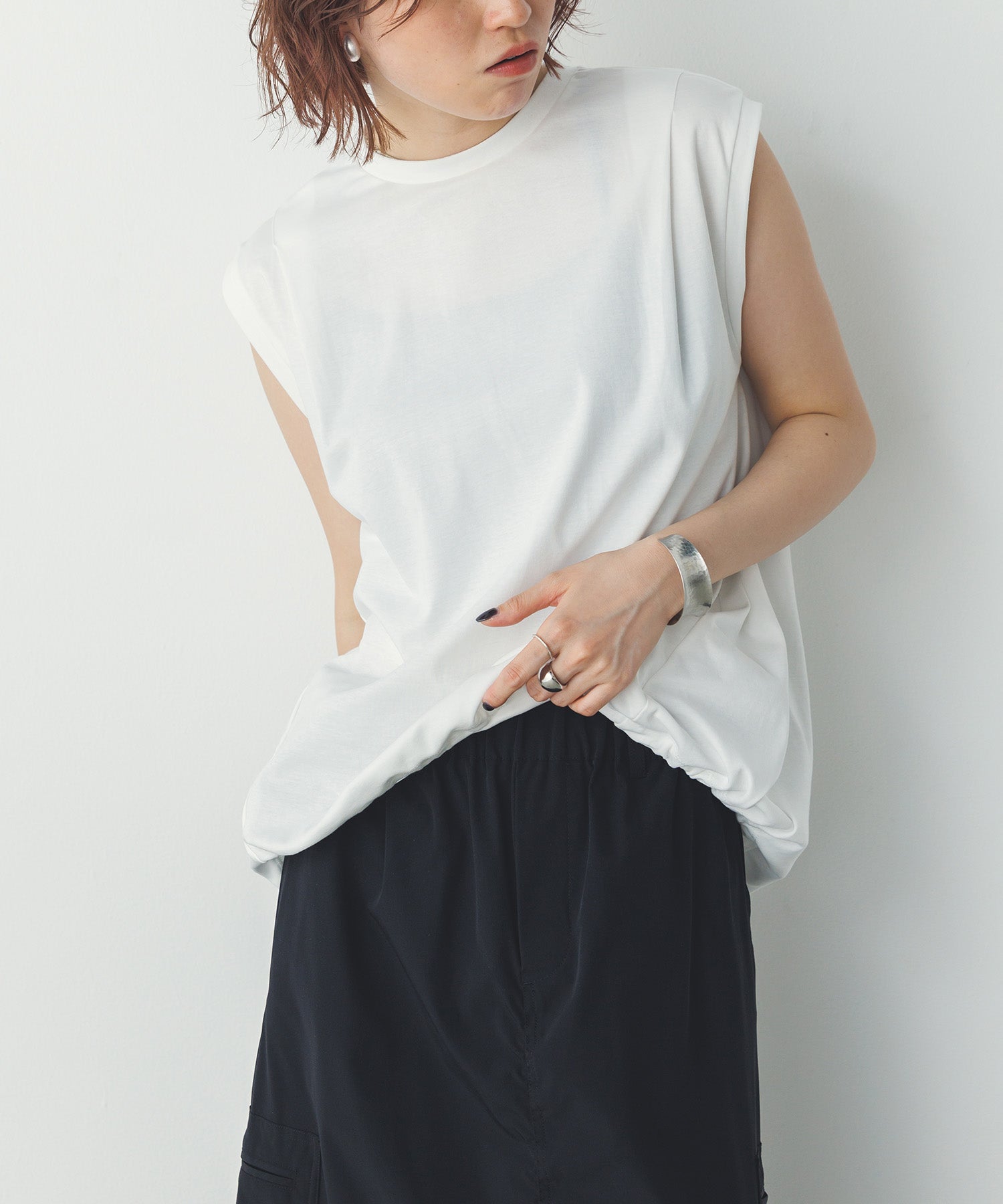 裾バルーン フレンチTシャツ