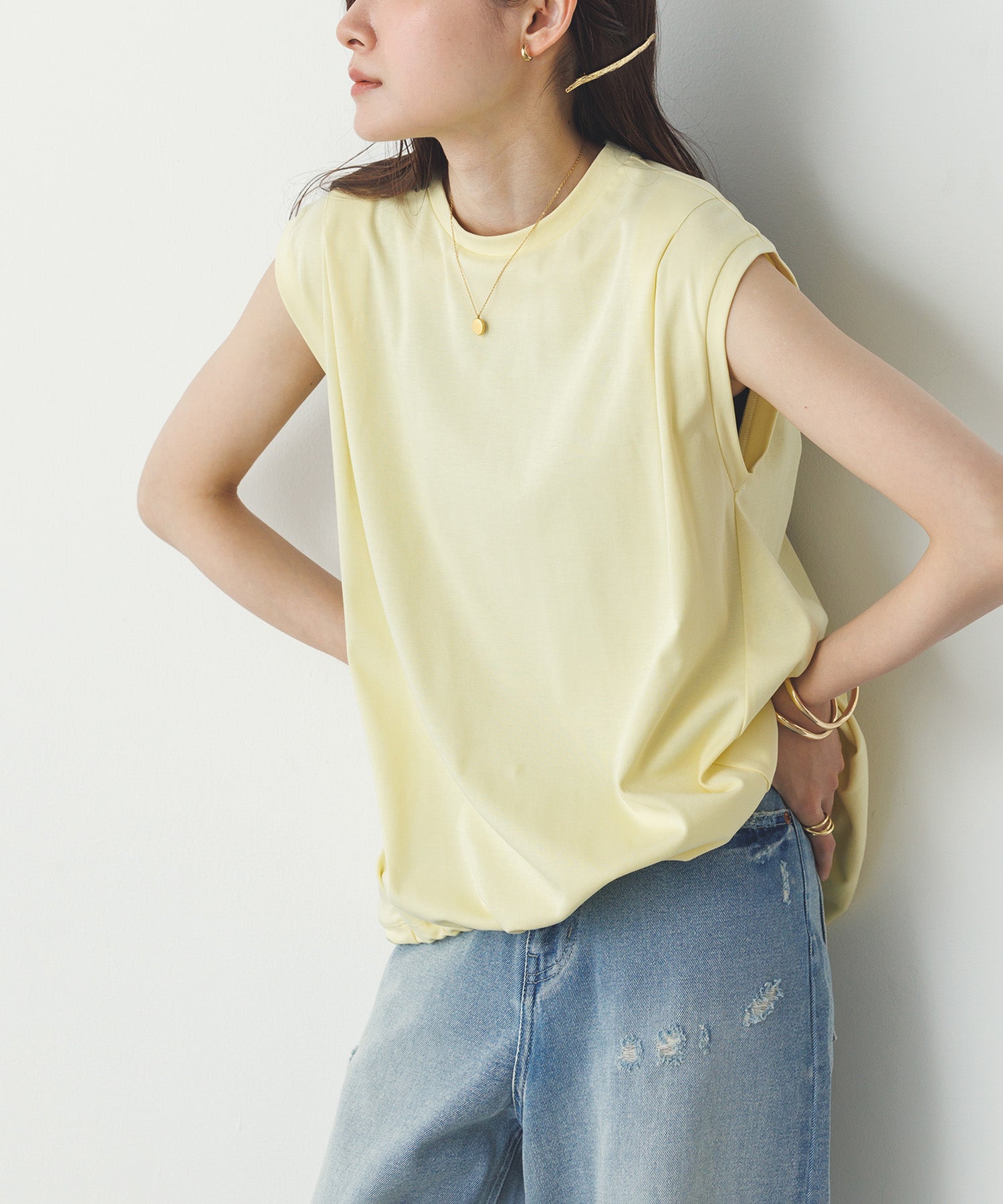 BALLOON FRENCH SLEEVE T-SHIRT