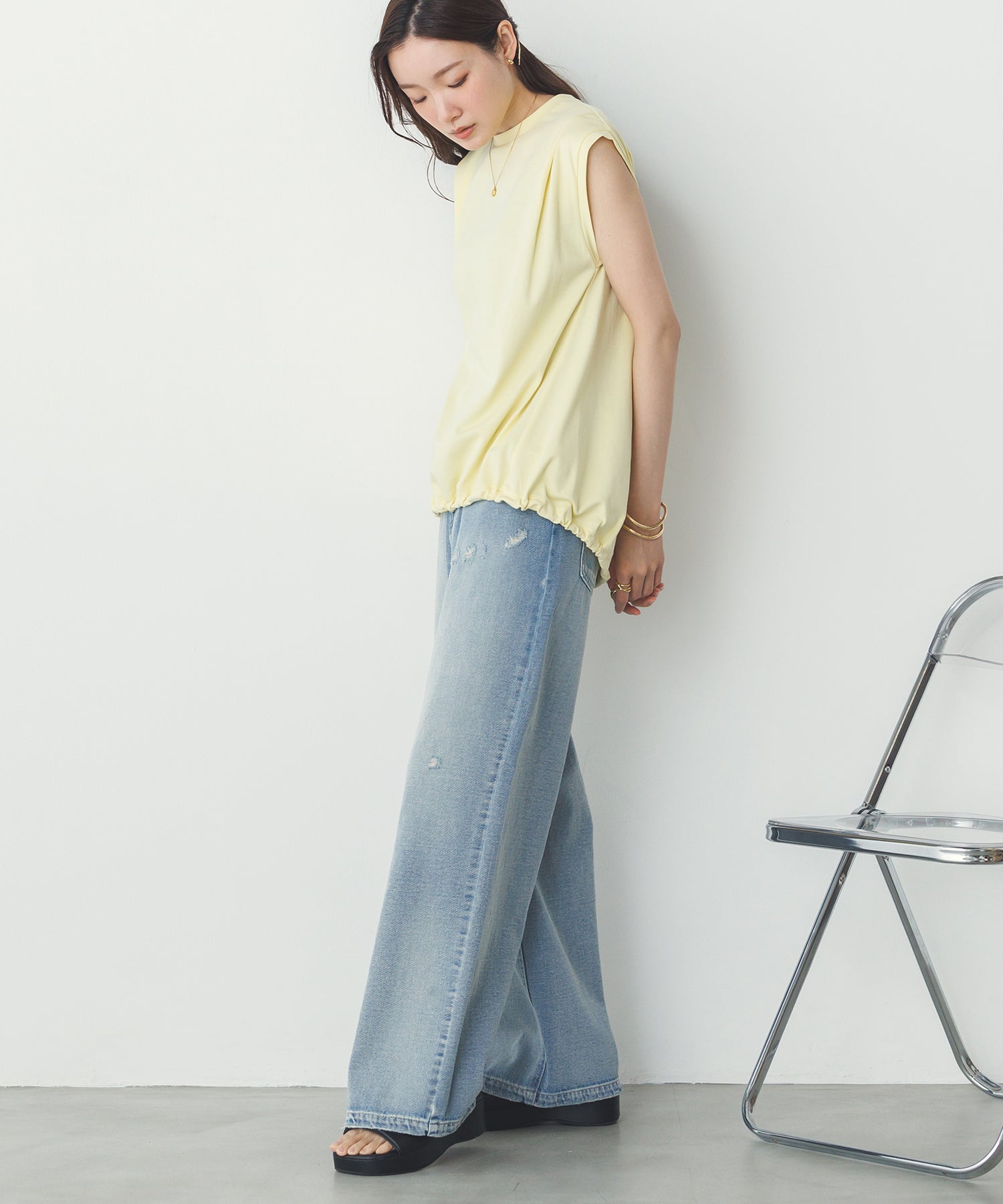 BALLOON FRENCH SLEEVE T-SHIRT
