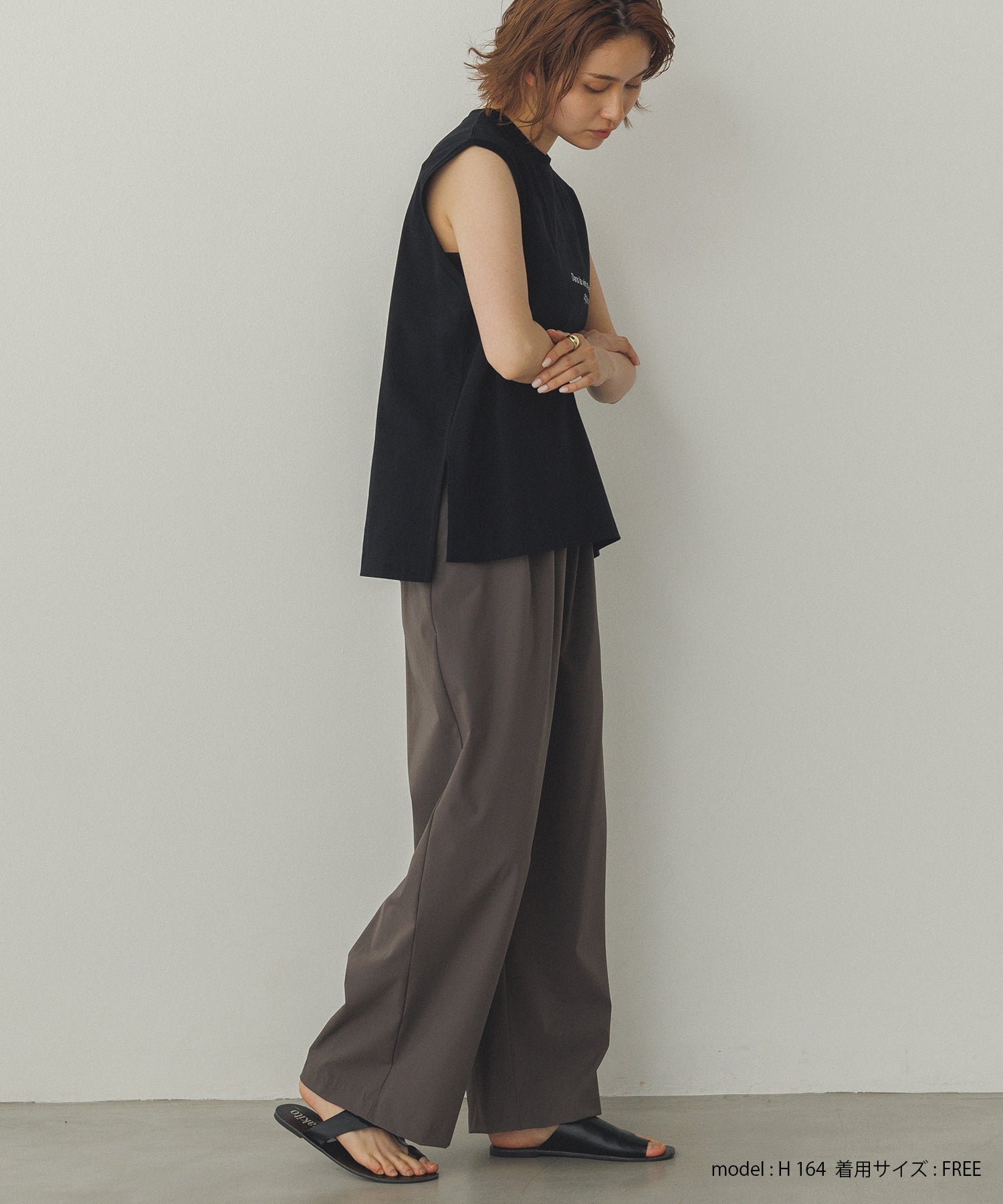 ミニロゴプリント フレンチトップス