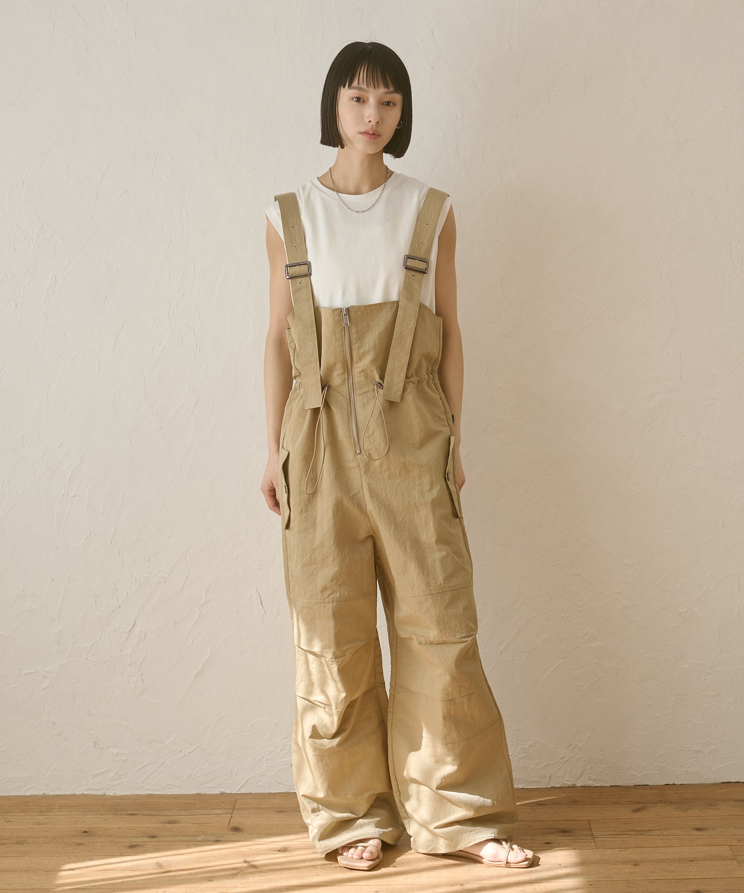 【新色追加】ベーシックノースリーブトップス