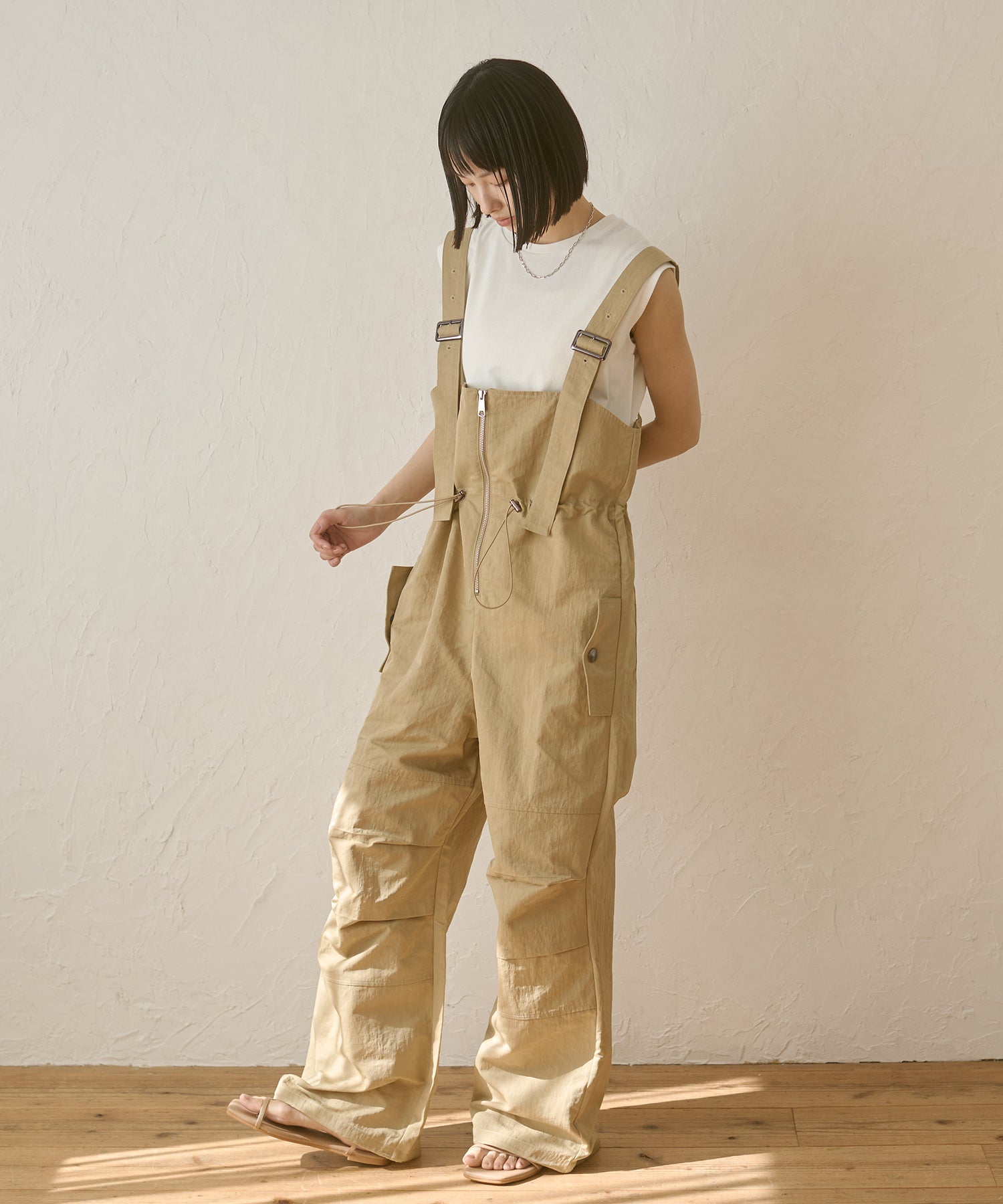 【新色追加】ベーシックノースリーブトップス