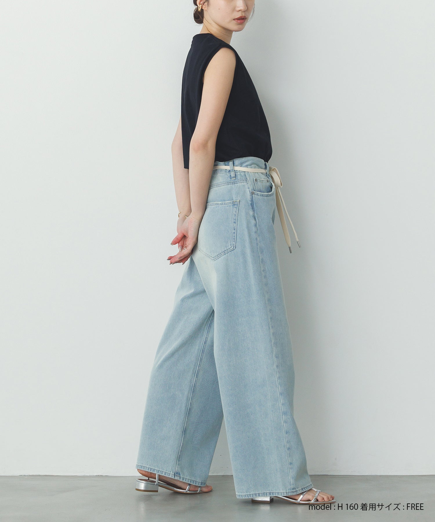 【新色追加】ベーシックノースリーブトップス