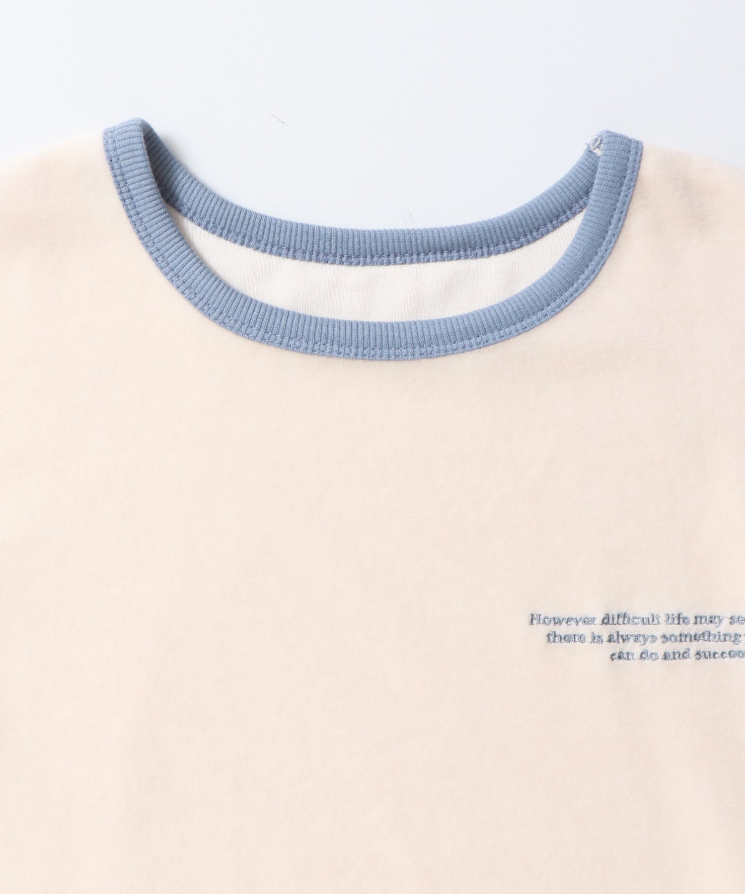 ベロア リンガーTシャツ