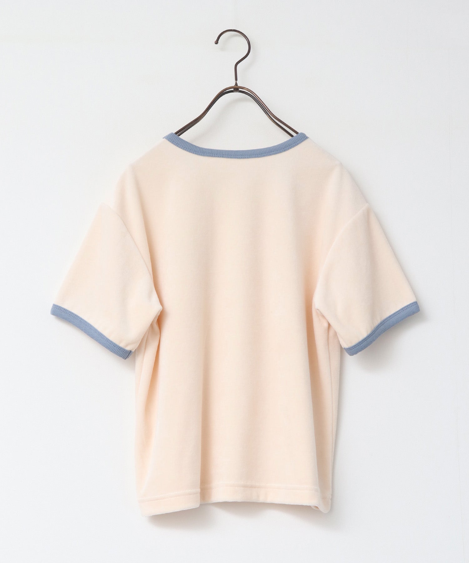 ベロア リンガーTシャツ