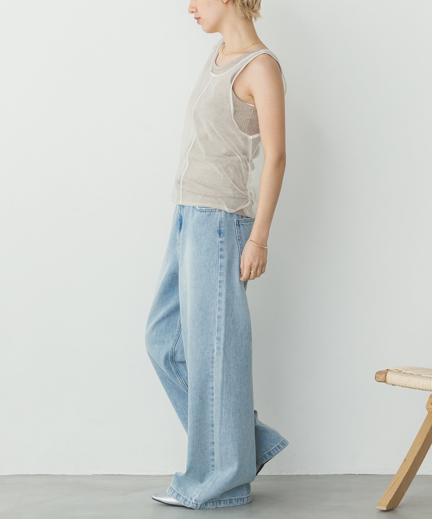 TULLE LAYERED TANK TOP
