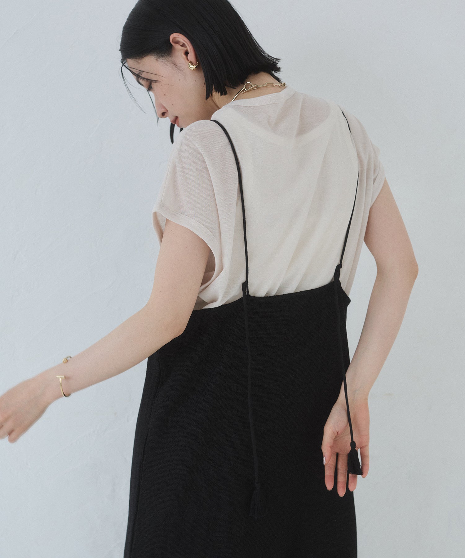 オーバーフレンチ シアーTシャツ