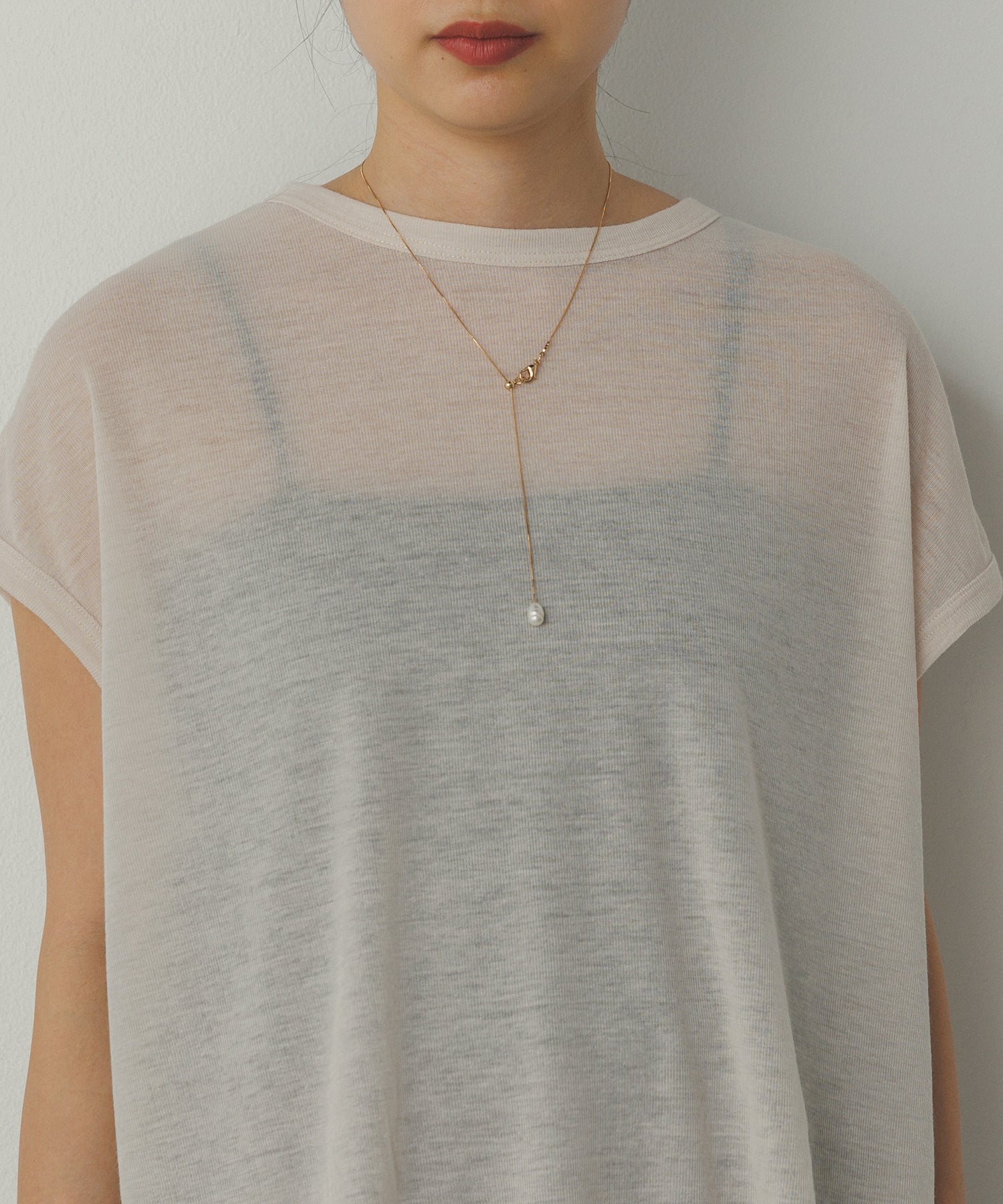 オーバーフレンチ シアーTシャツ