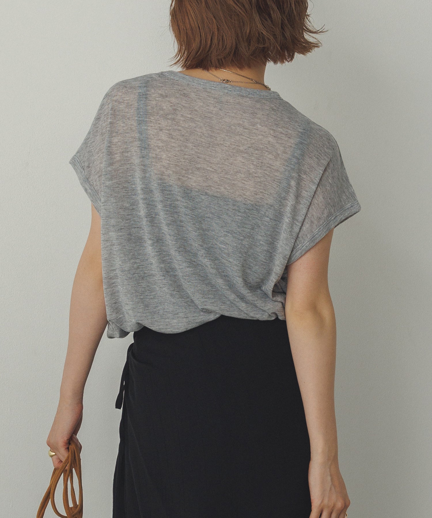 オーバーフレンチ シアーTシャツ