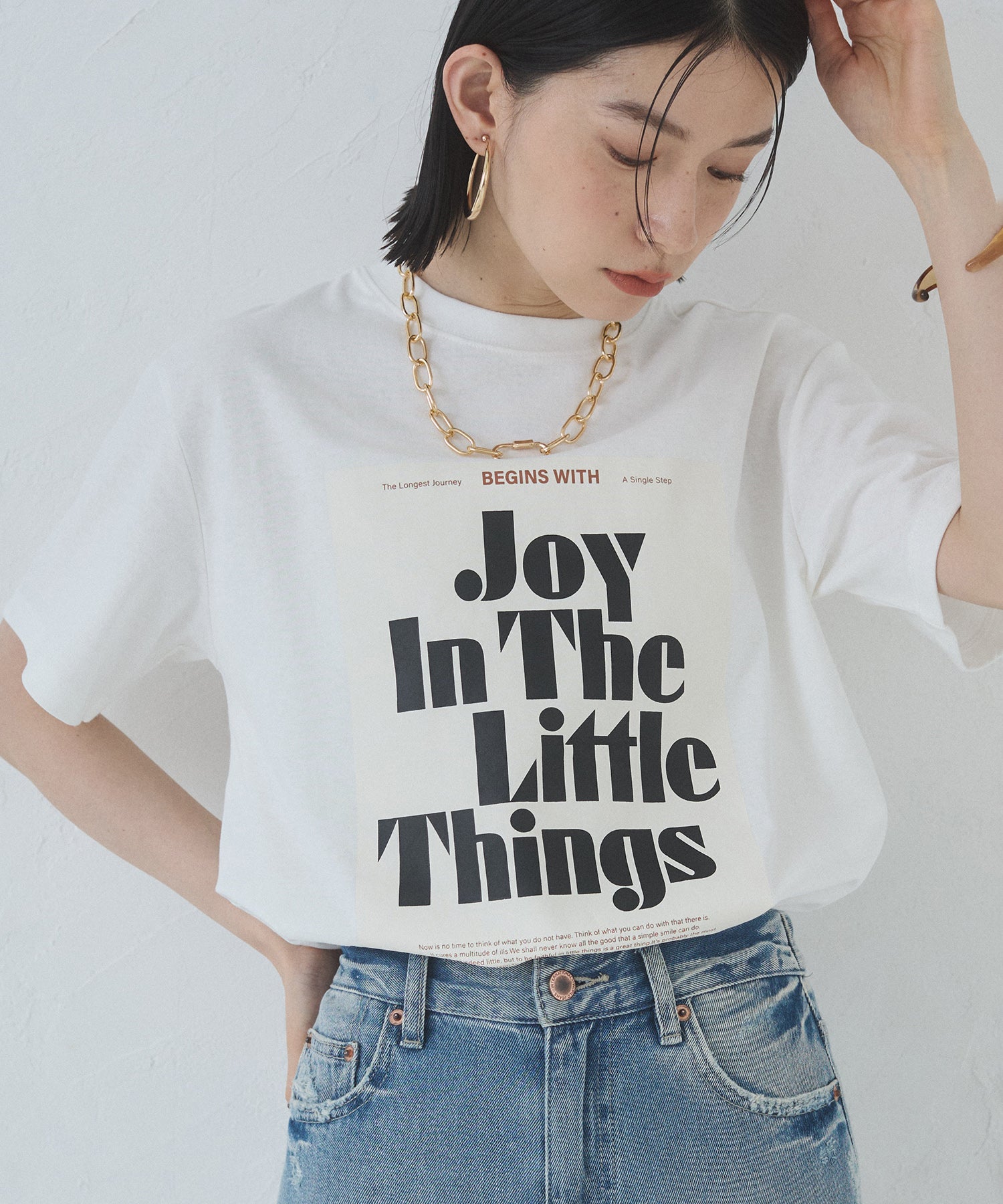 半袖 ロゴプリントTシャツ
