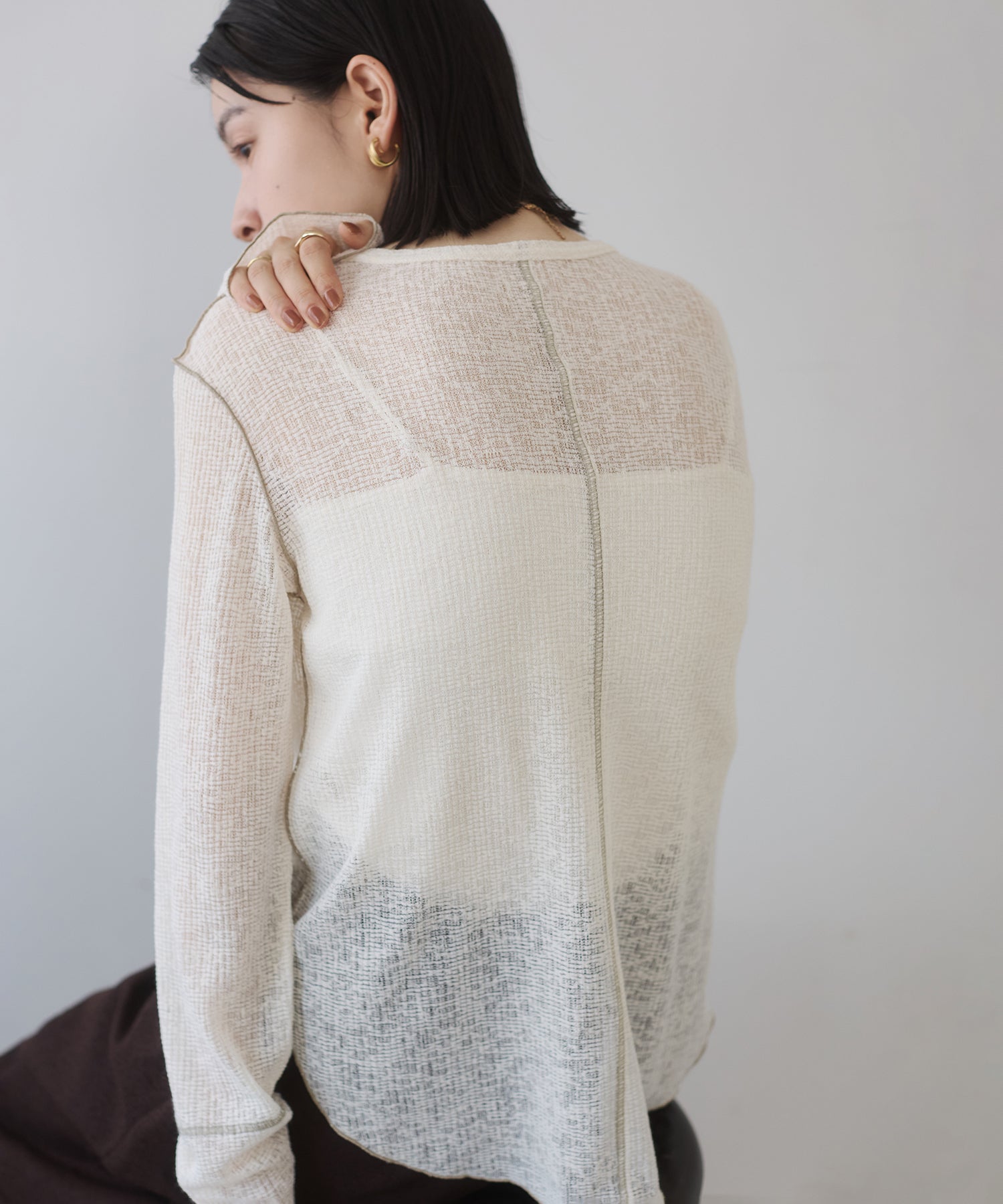 【新色追加】配色メロウ シアートップス