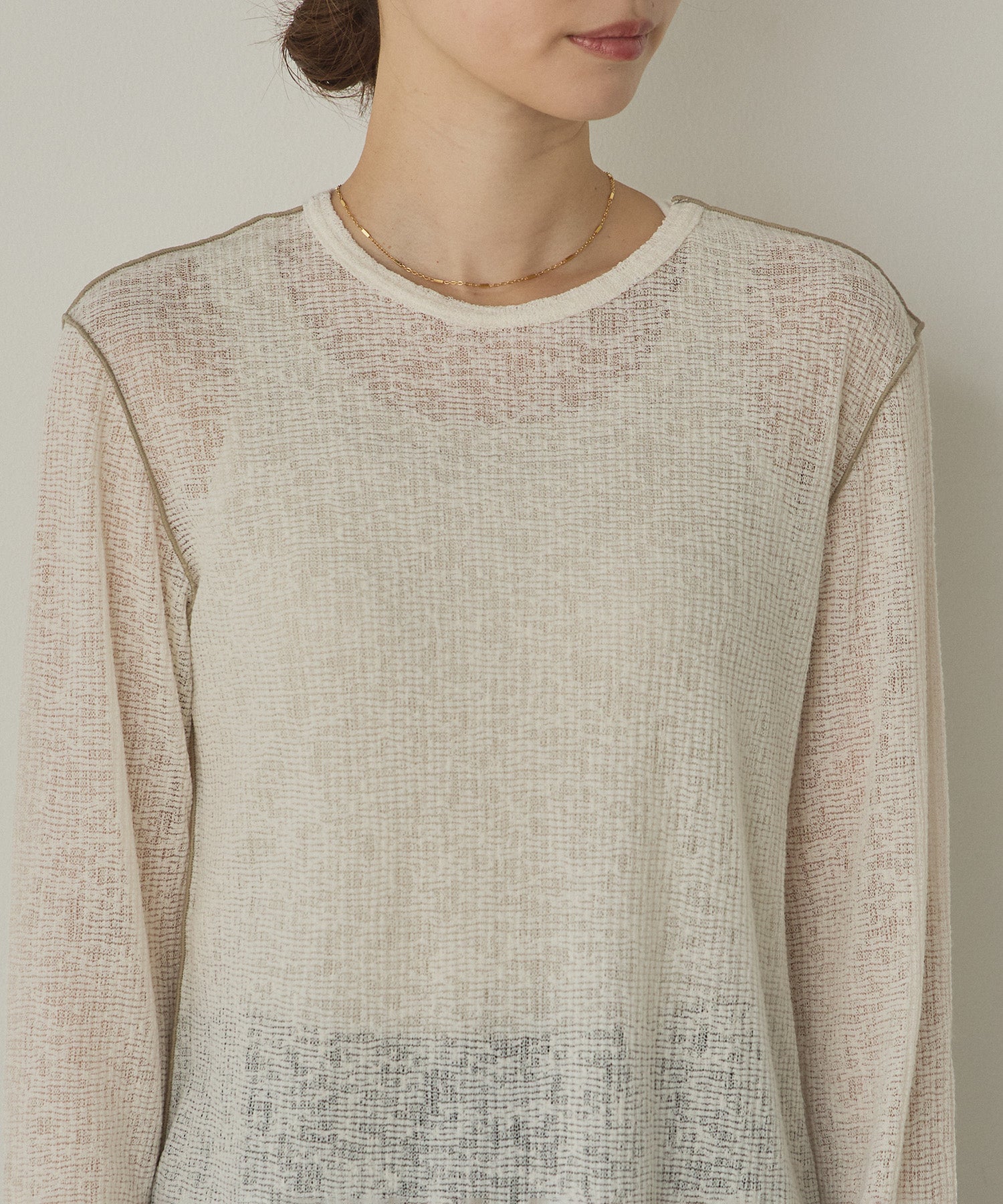 BICOLOR MELLOW SHEER TOPS