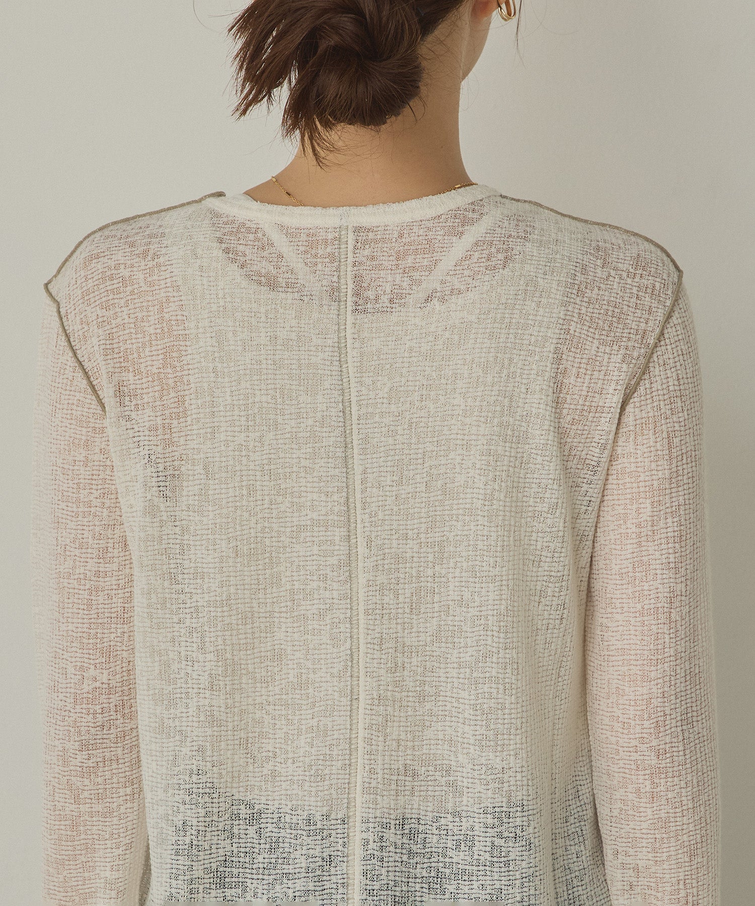 BICOLOR MELLOW SHEER TOPS