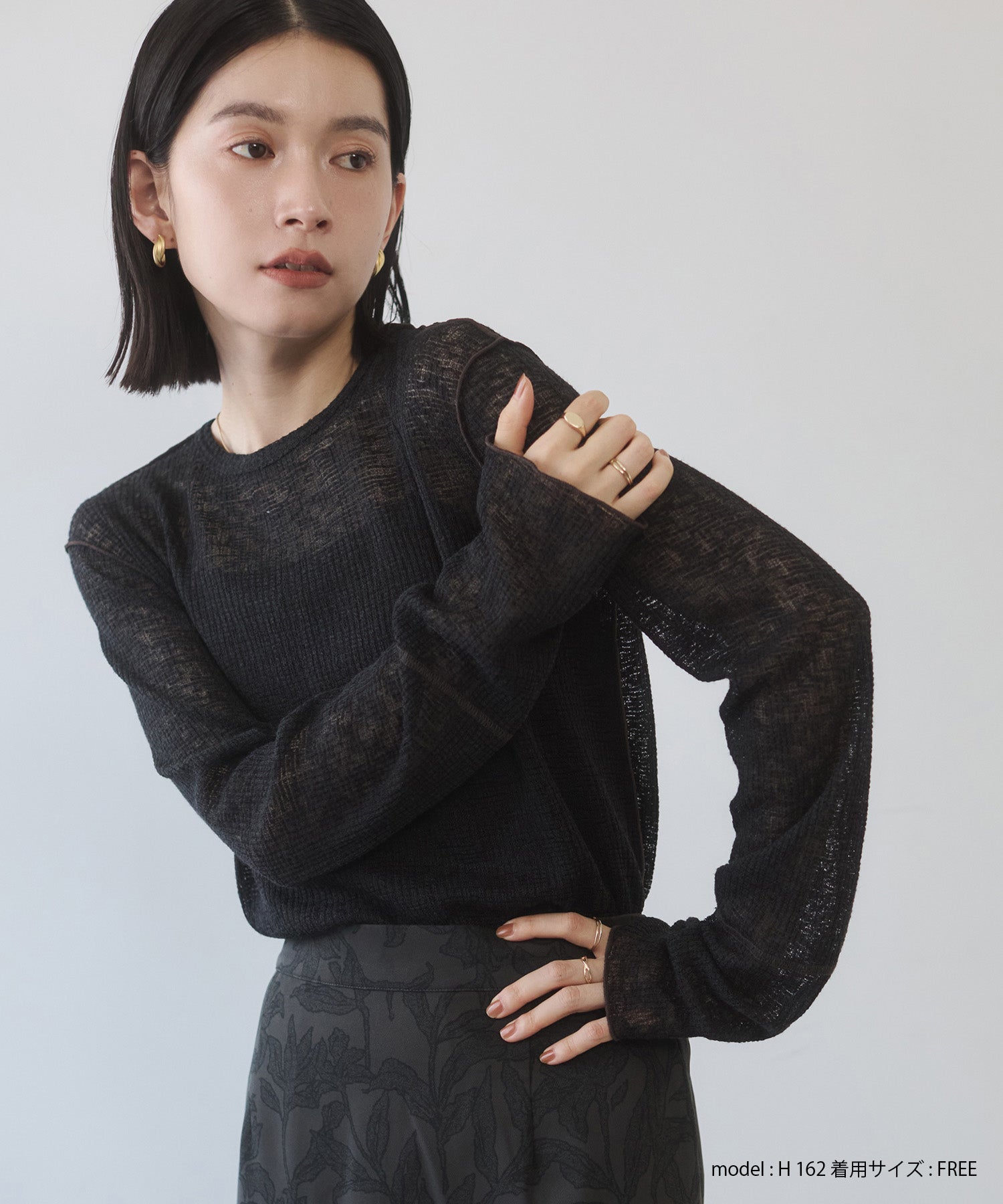 【新色追加】配色メロウ シアートップス