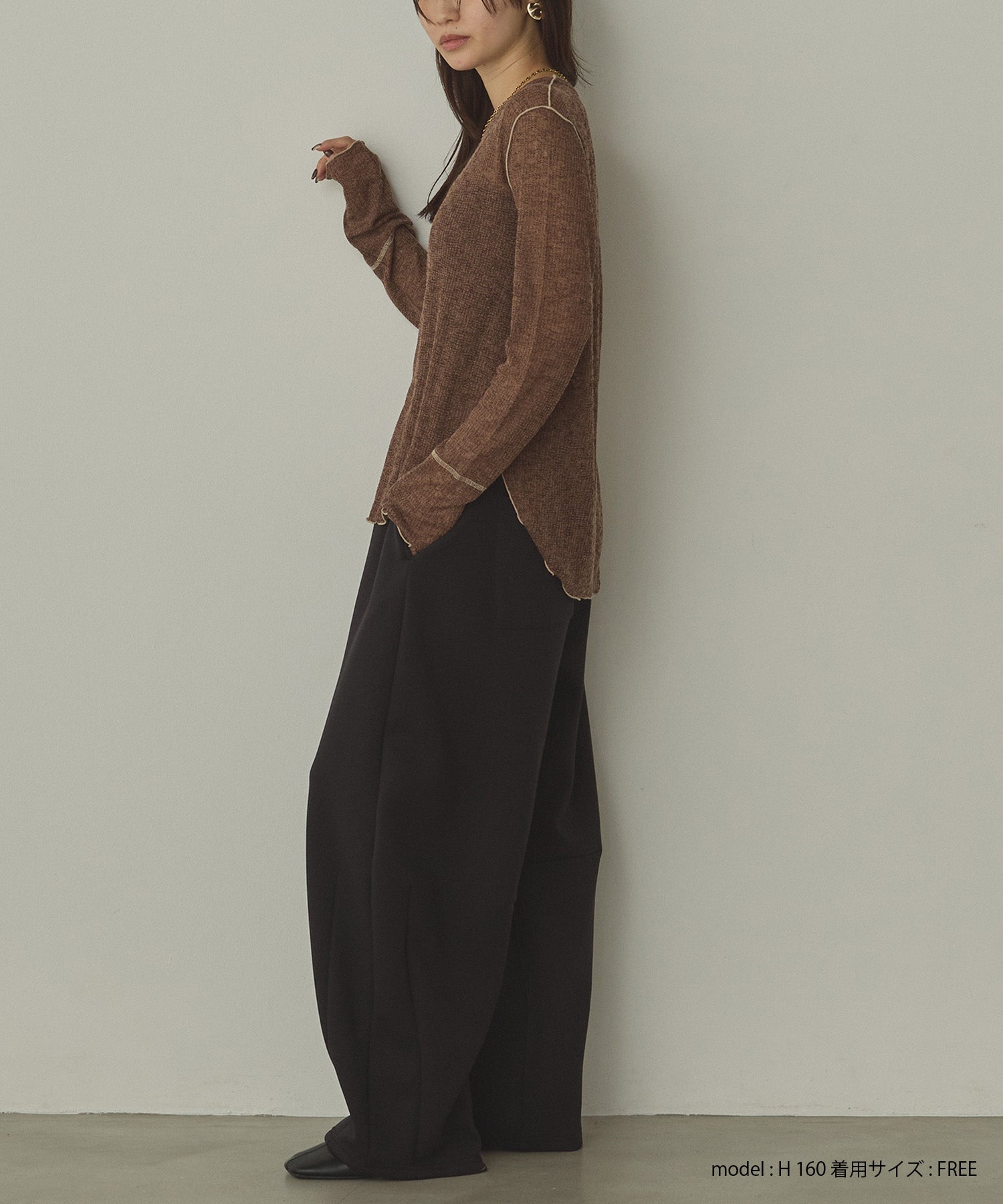 【新色追加】配色メロウ シアートップス