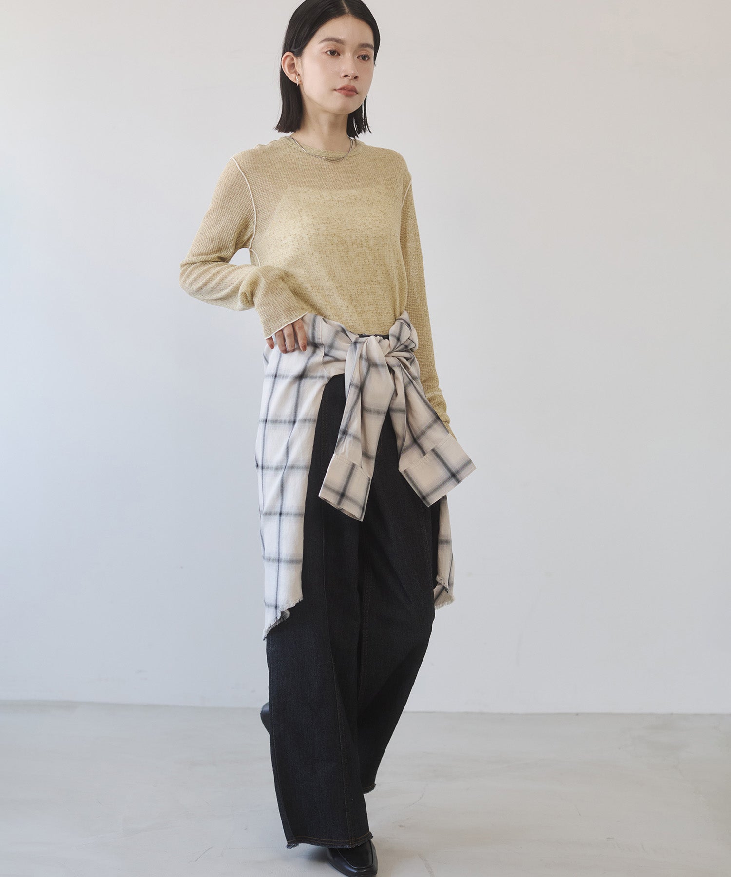 BICOLOR MELLOW SHEER TOPS
