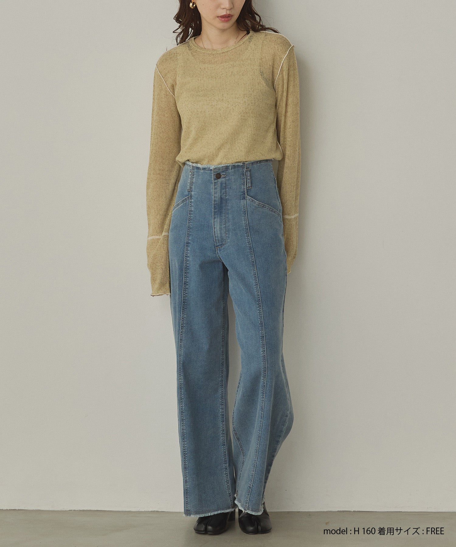 【新色追加】配色メロウ シアートップス