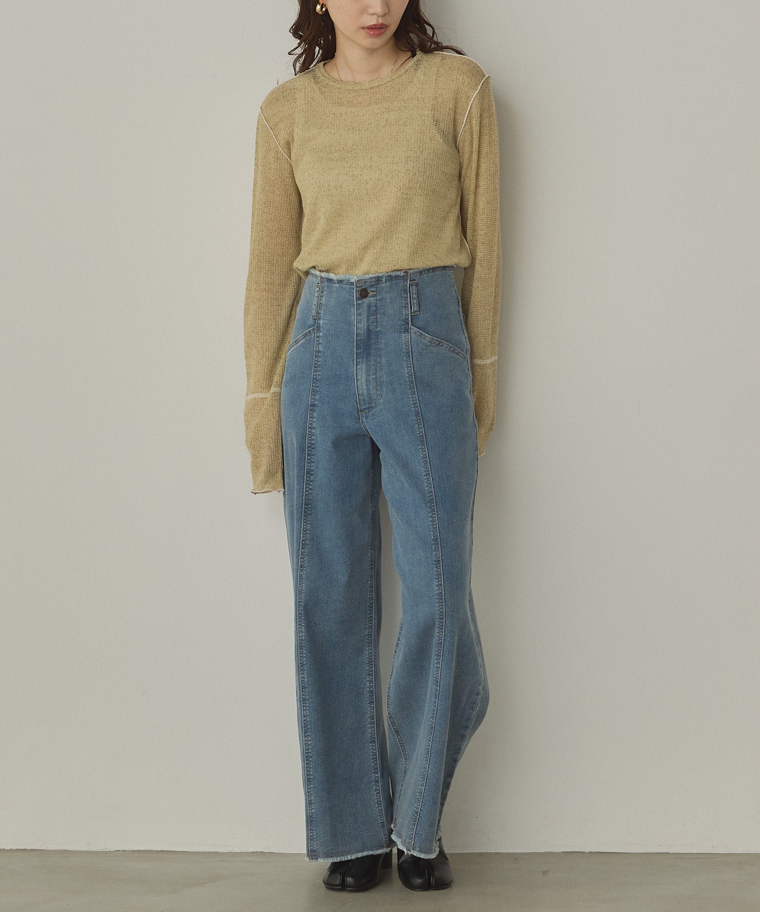 BICOLOR MELLOW SHEER TOPS