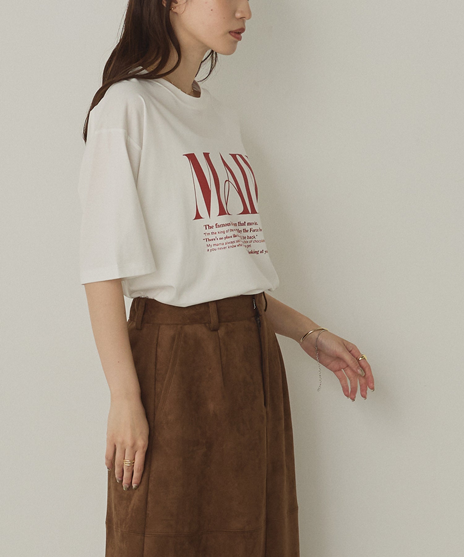 ロゴプリント 半袖T