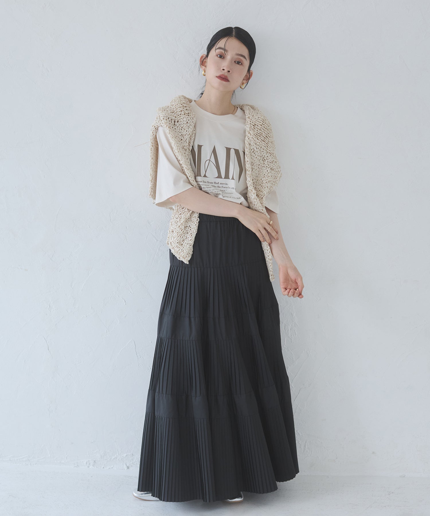 ロゴプリント 半袖T