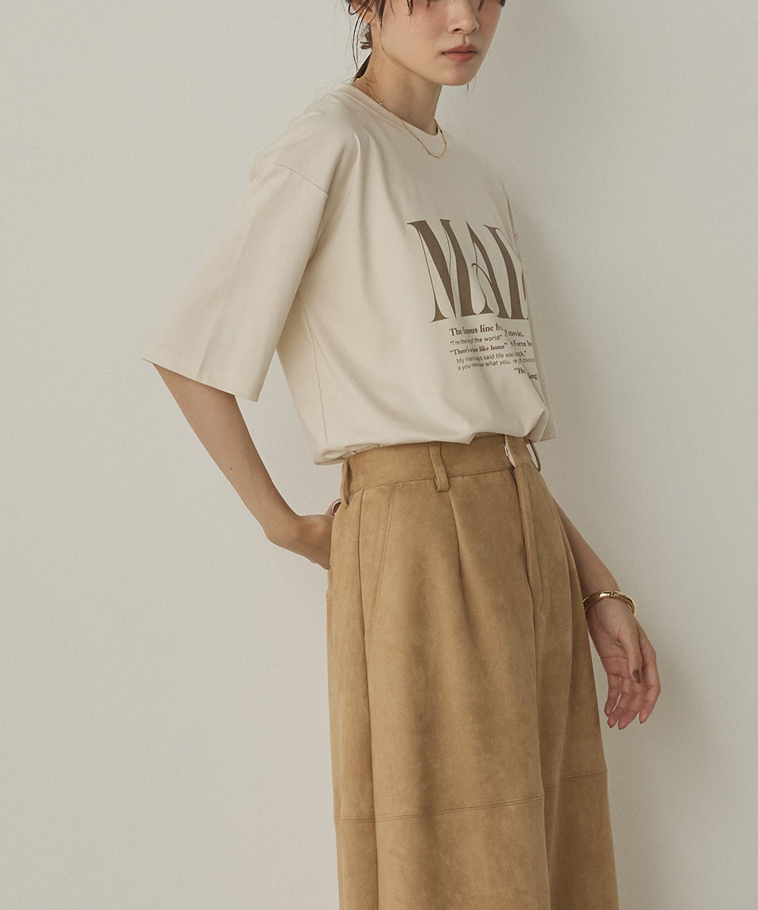 ロゴプリント 半袖T