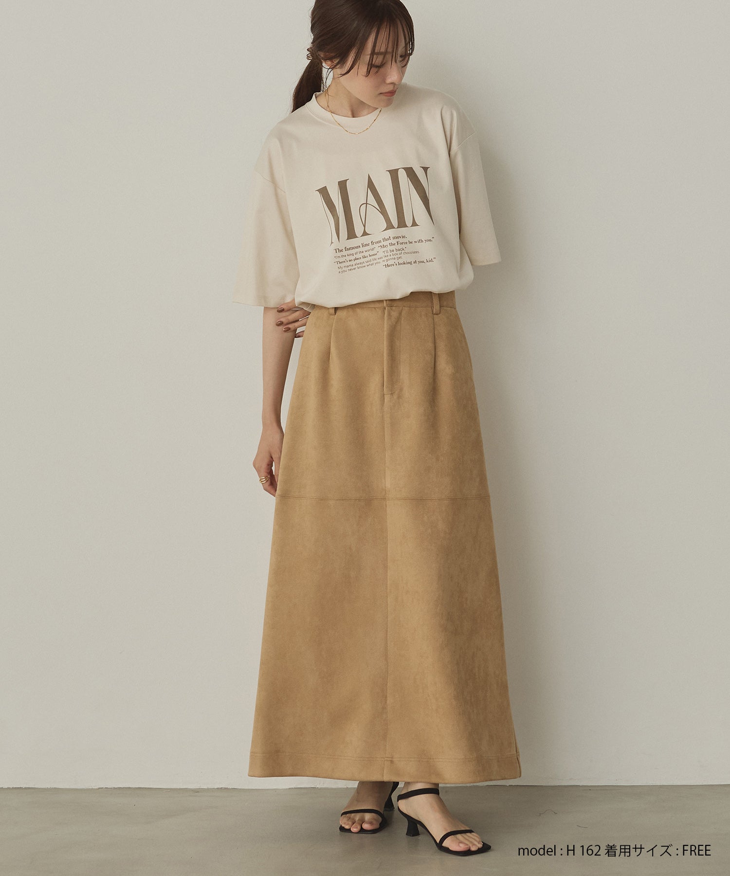 ロゴプリント 半袖T