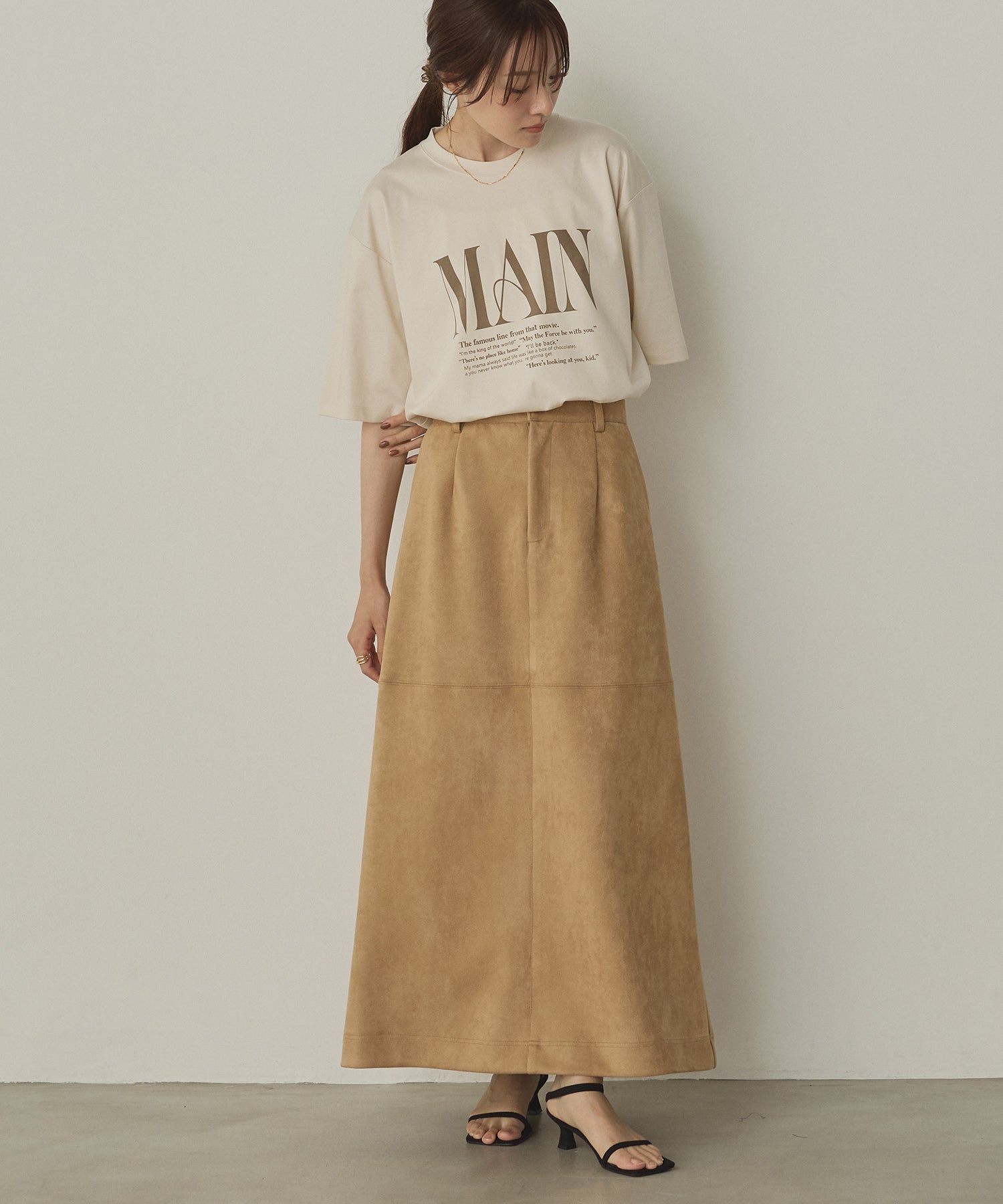 ロゴプリント 半袖T