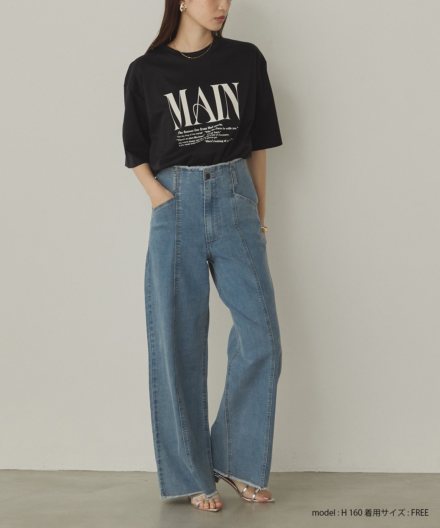 ロゴプリント 半袖T