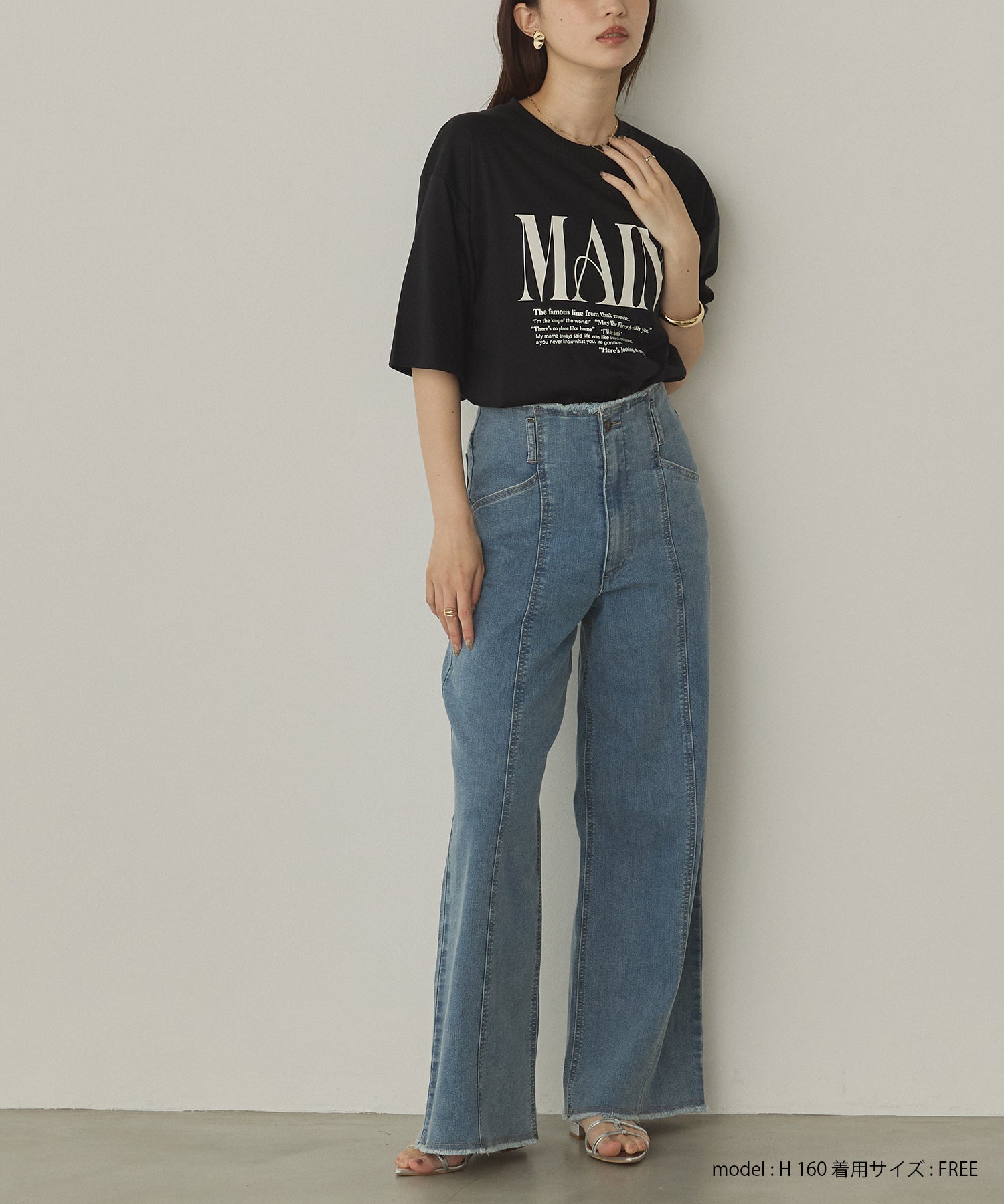 ロゴプリント 半袖T