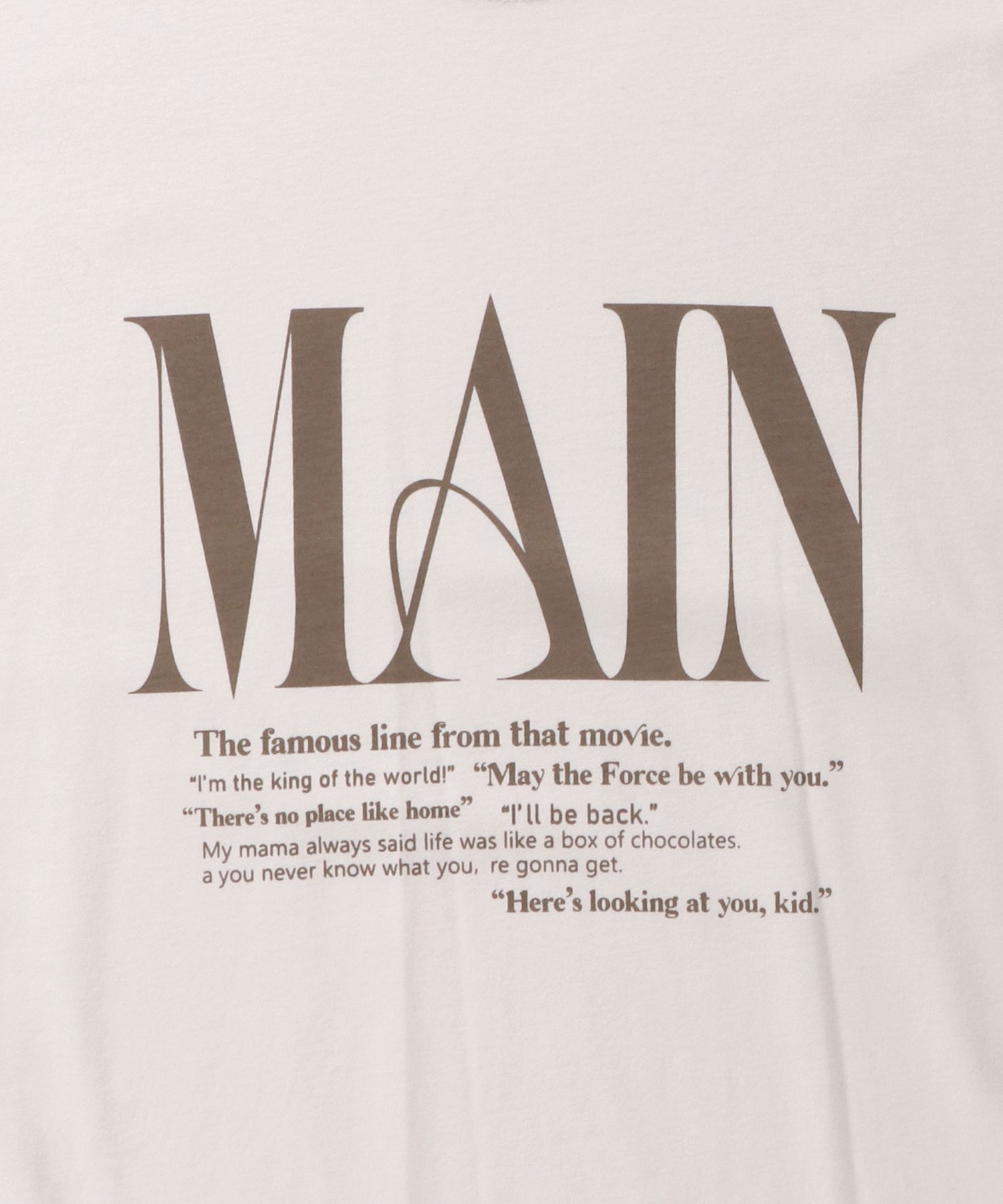 ロゴプリント 半袖T