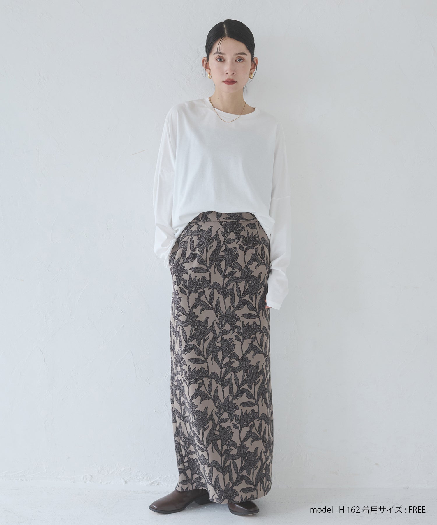 コクーンシルエット ロンT