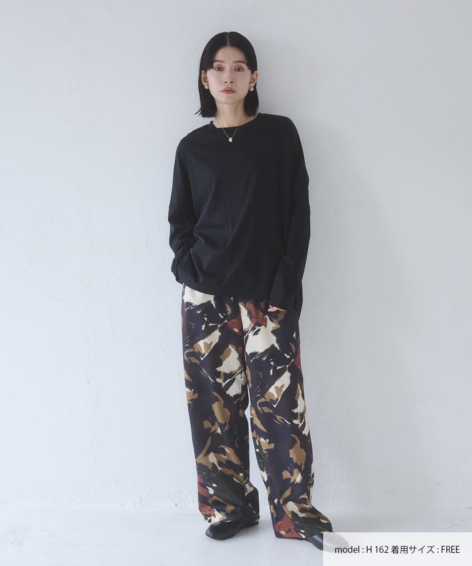 コクーンシルエット ロンT