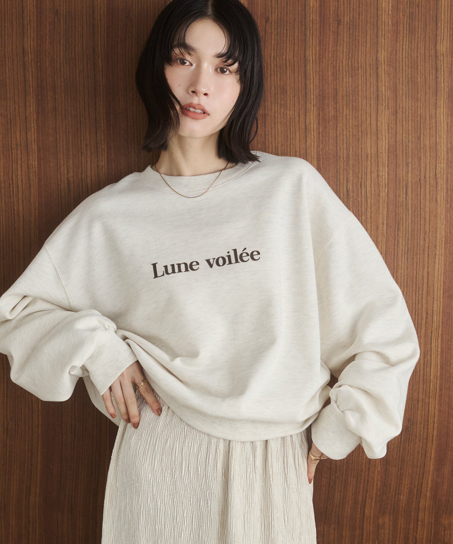 SILICONE PRINT SWEATSHIRT