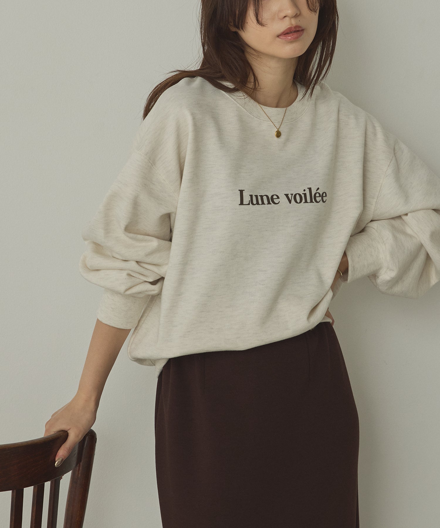 SILICONE PRINT SWEATSHIRT