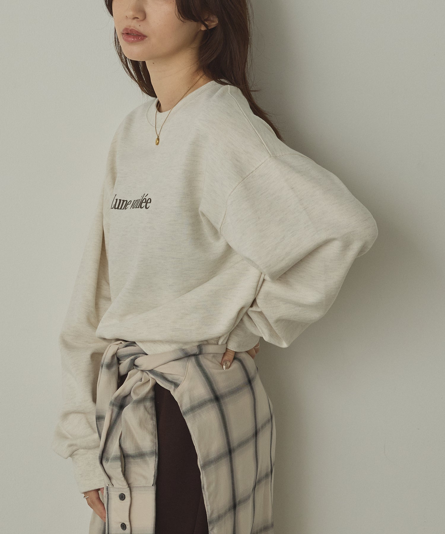 SILICONE PRINT SWEATSHIRT