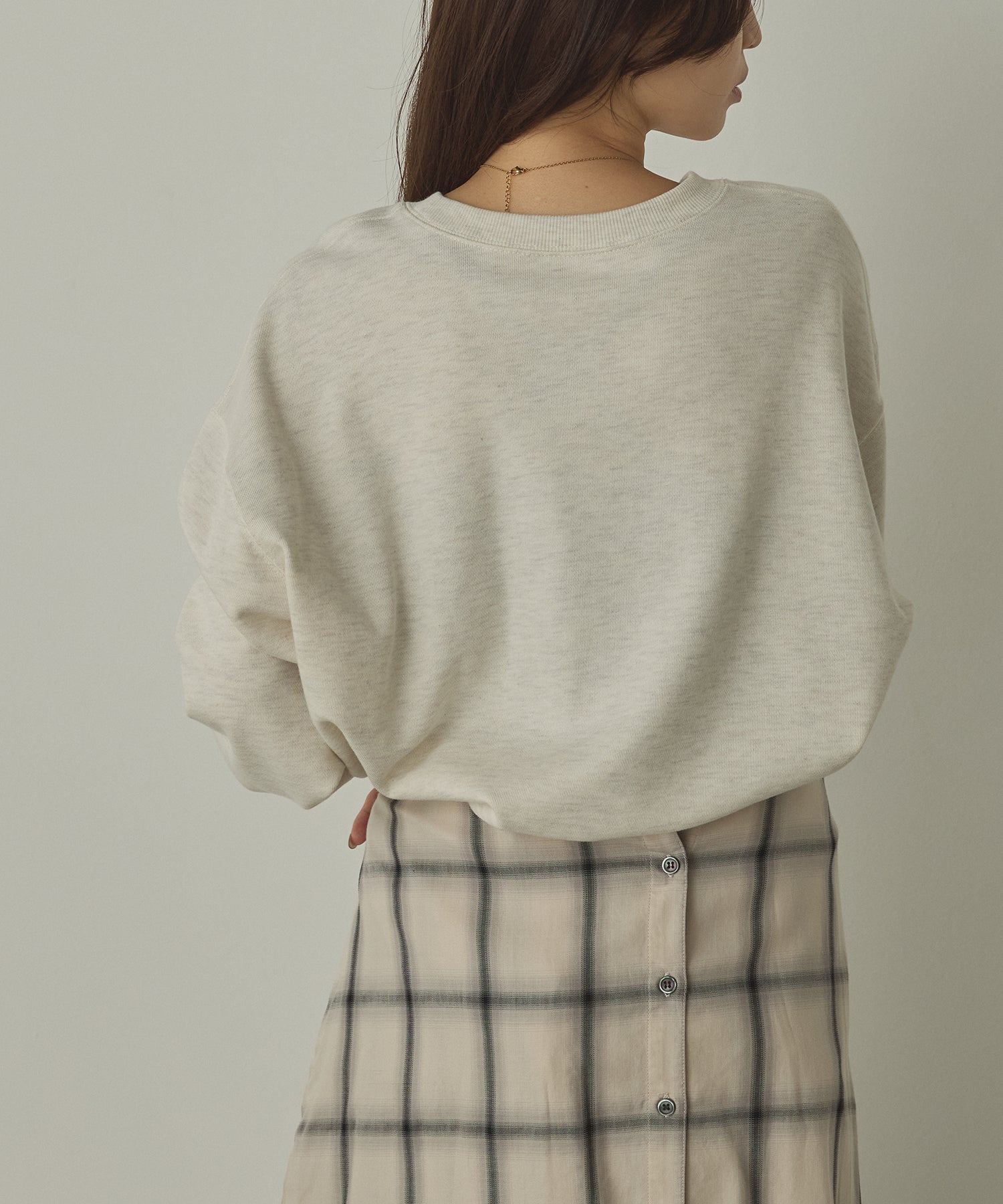 SILICONE PRINT SWEATSHIRT