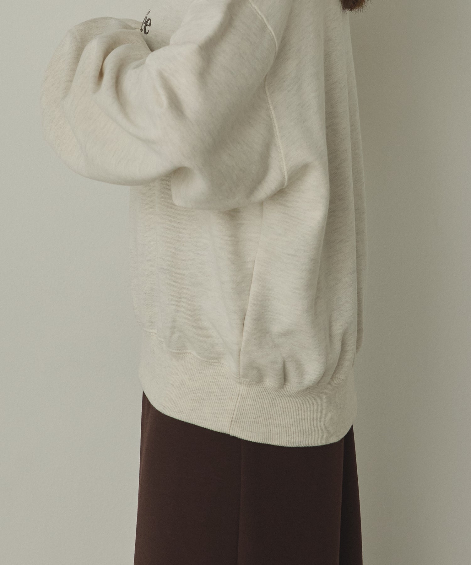 SILICONE PRINT SWEATSHIRT