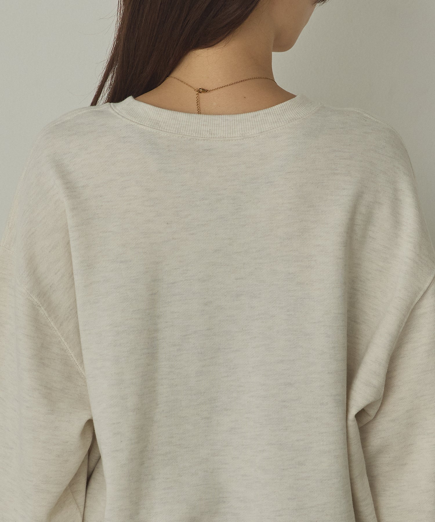 SILICONE PRINT SWEATSHIRT