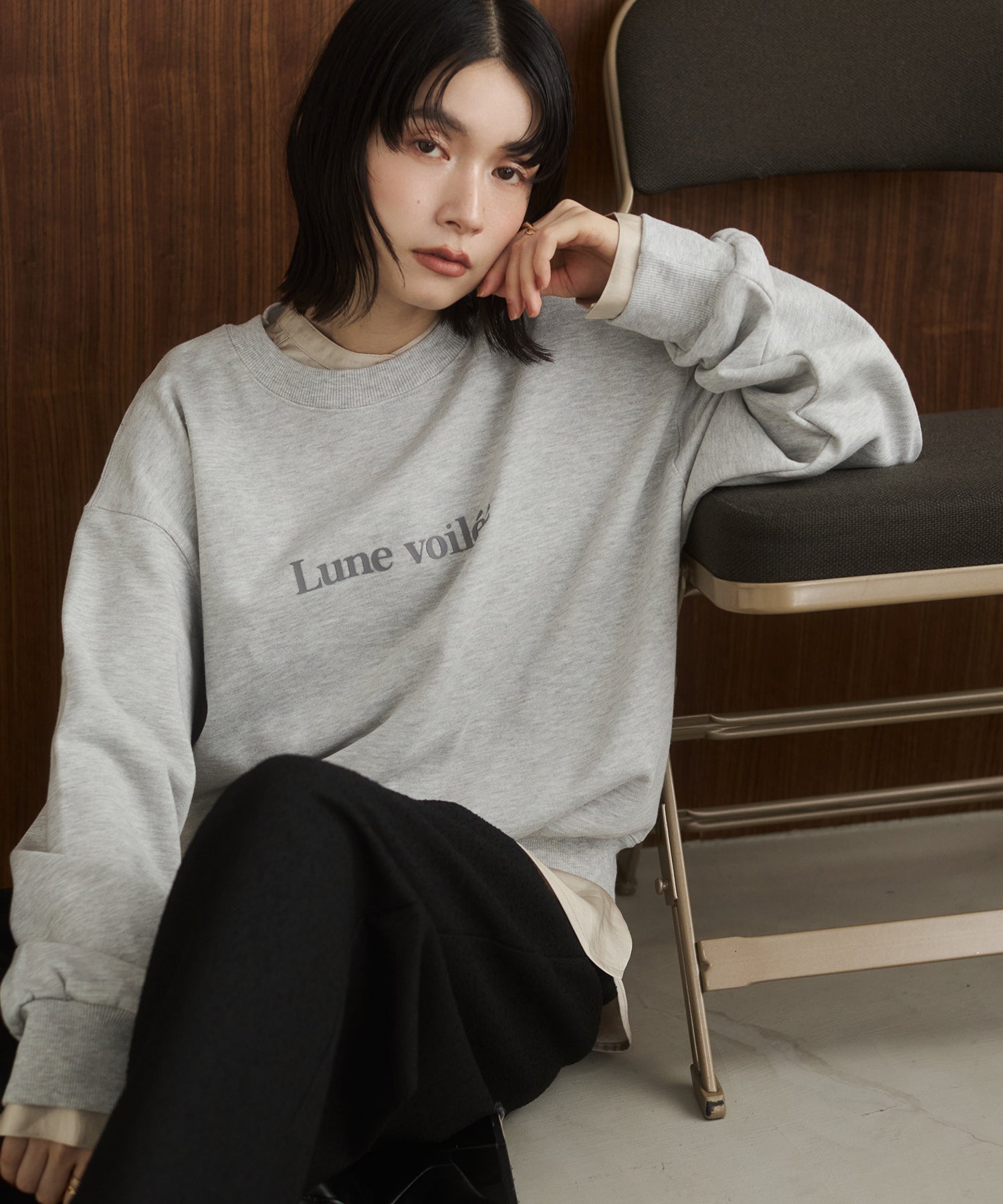 SILICONE PRINT SWEATSHIRT