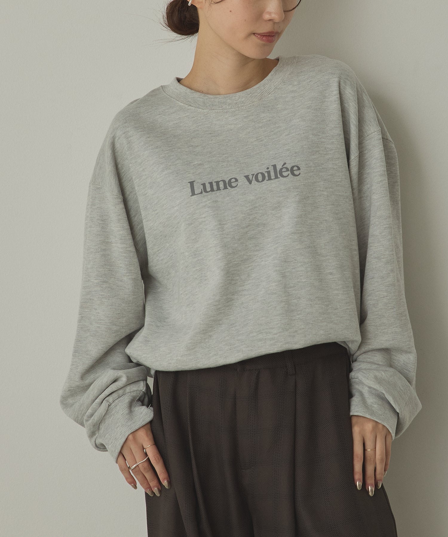 SILICONE PRINT SWEATSHIRT