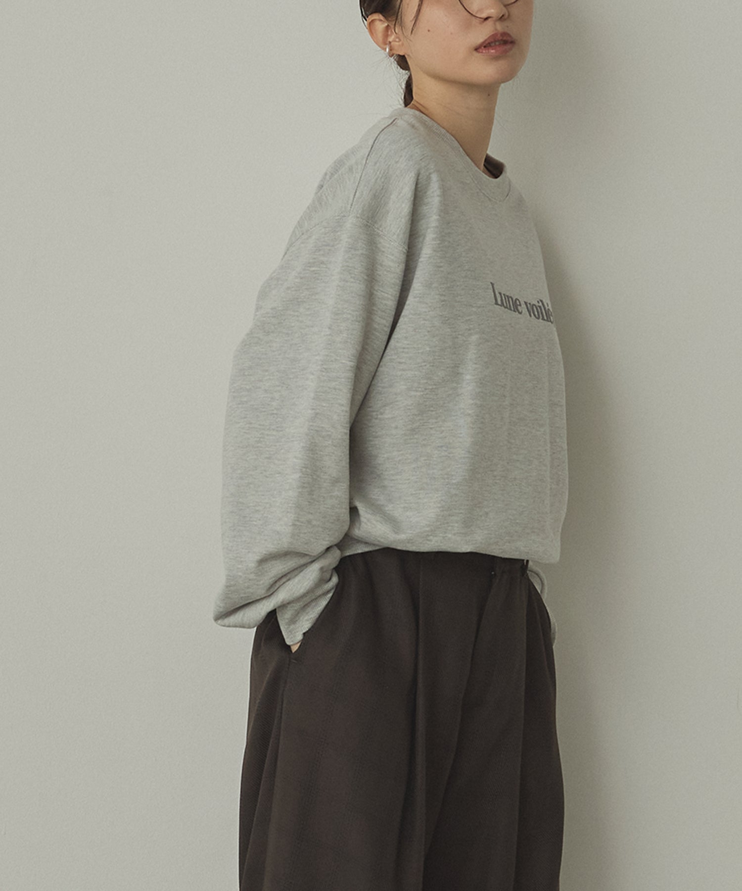 SILICONE PRINT SWEATSHIRT