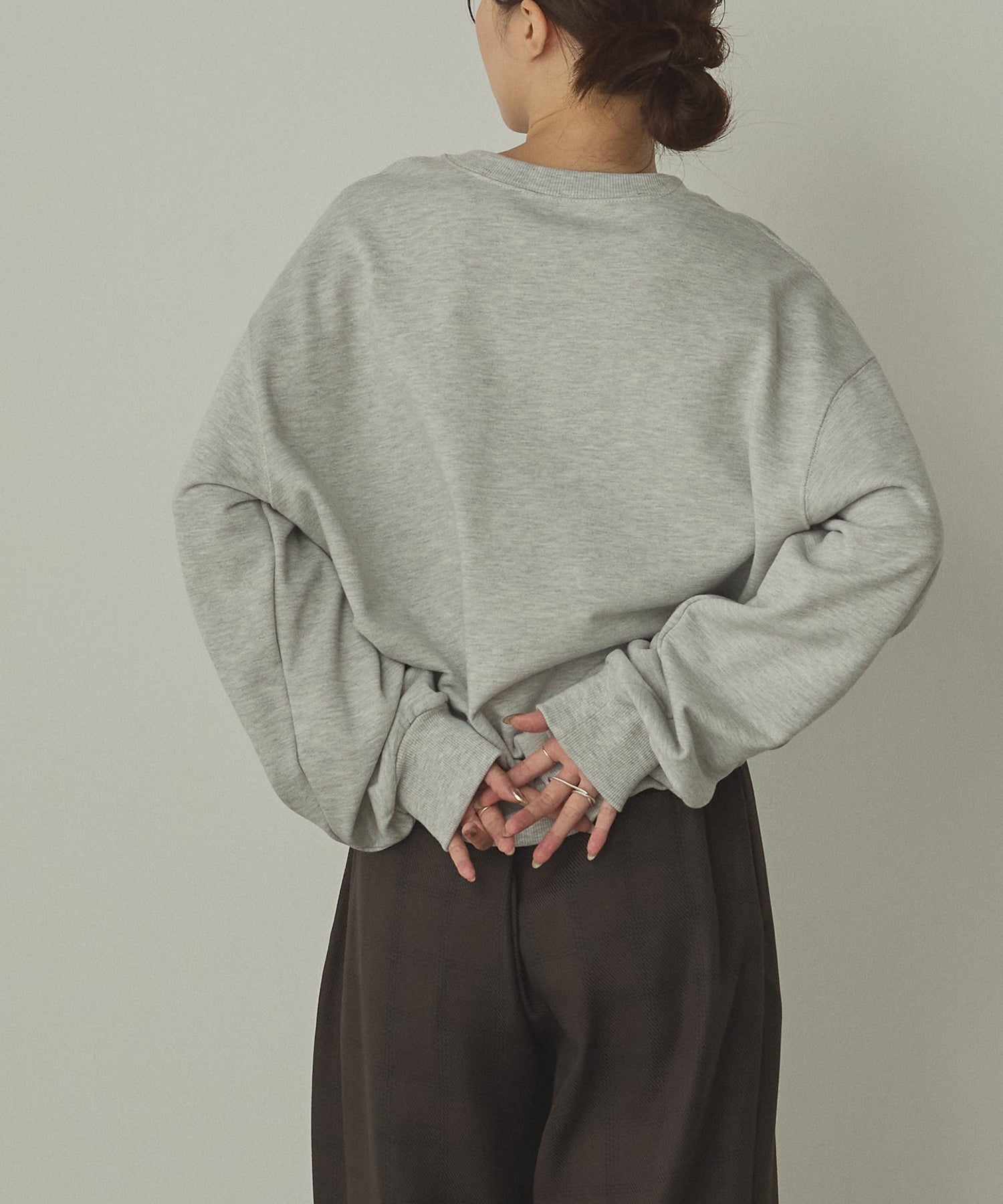 SILICONE PRINT SWEATSHIRT
