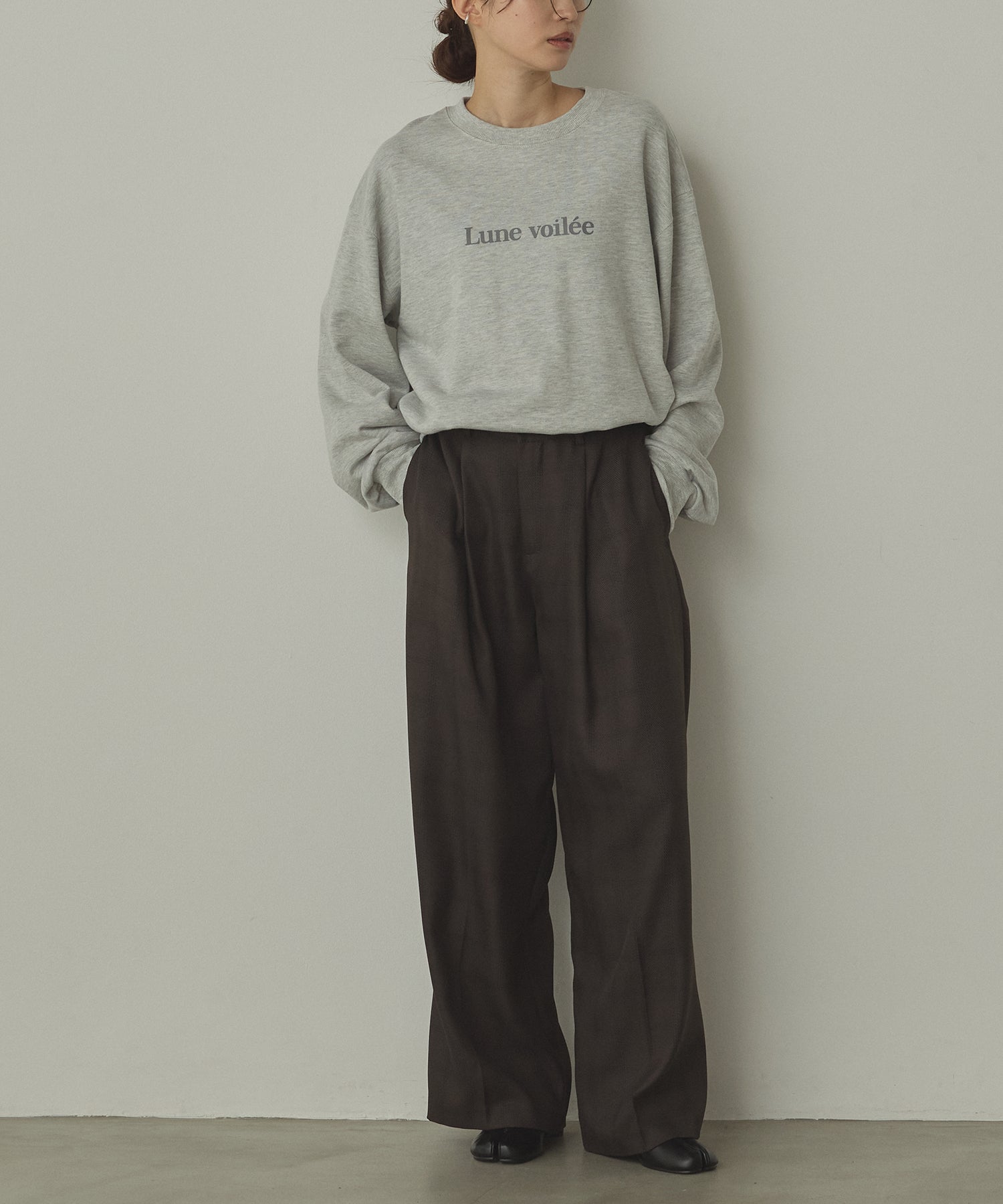 SILICONE PRINT SWEATSHIRT