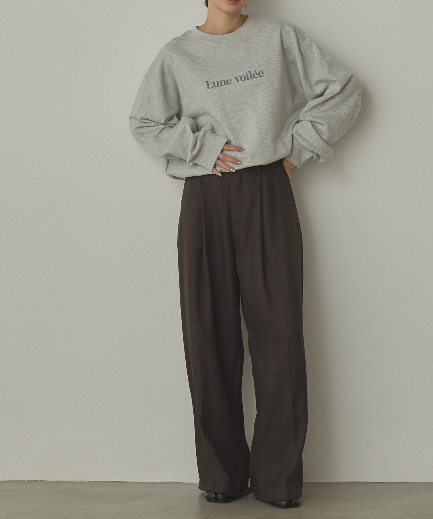 SILICONE PRINT SWEATSHIRT