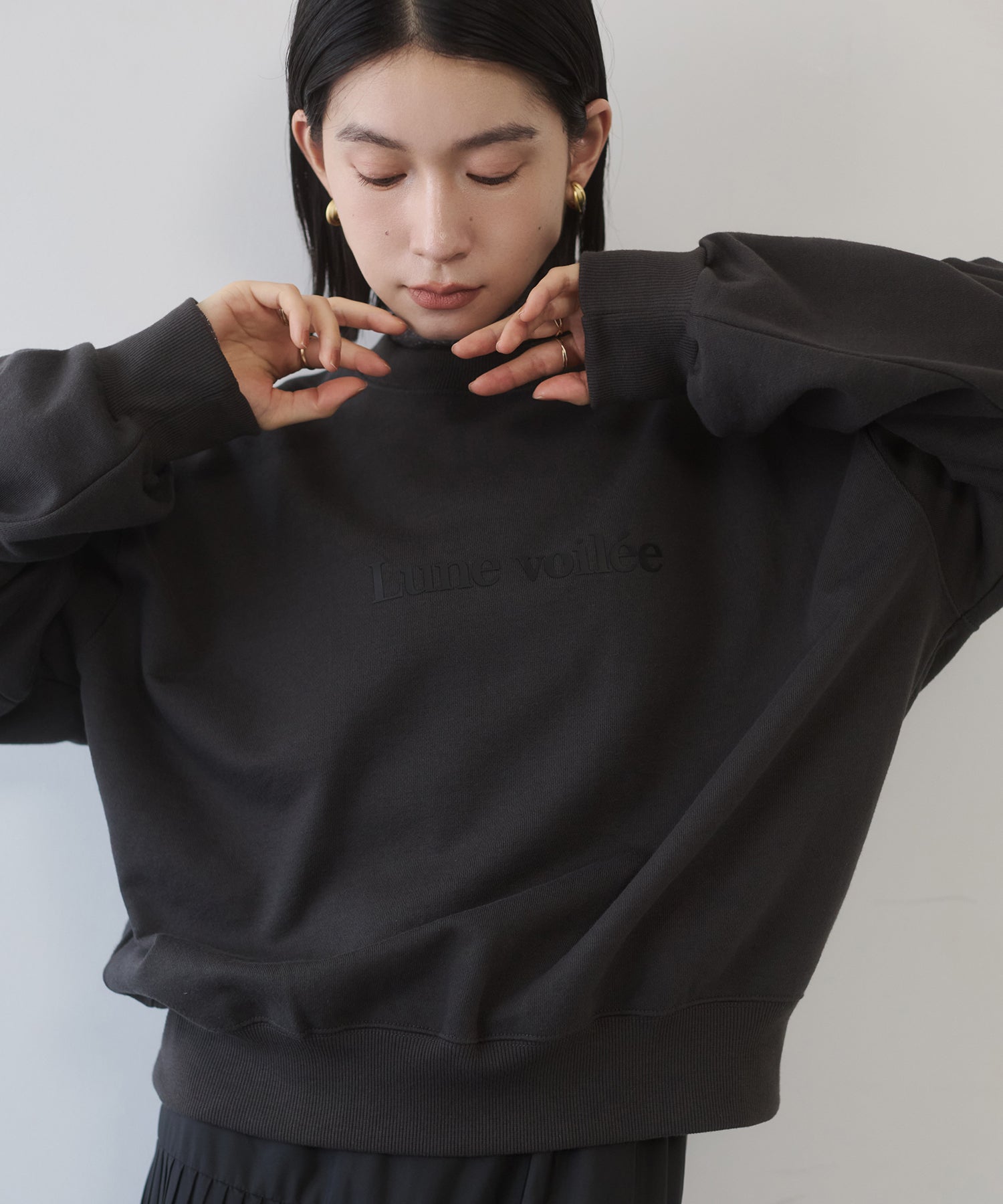 SILICONE PRINT SWEATSHIRT
