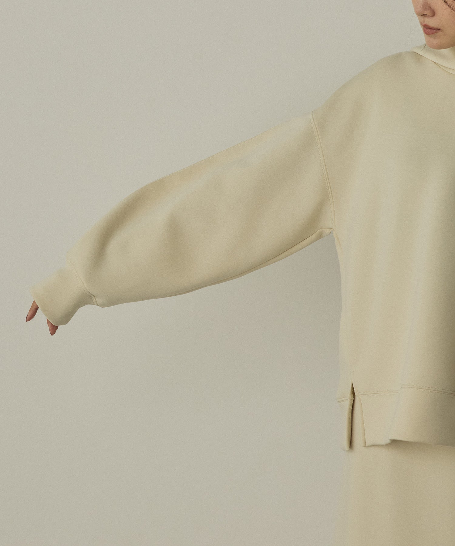 CARDBOARD COCOON SLEEVE HOODIE