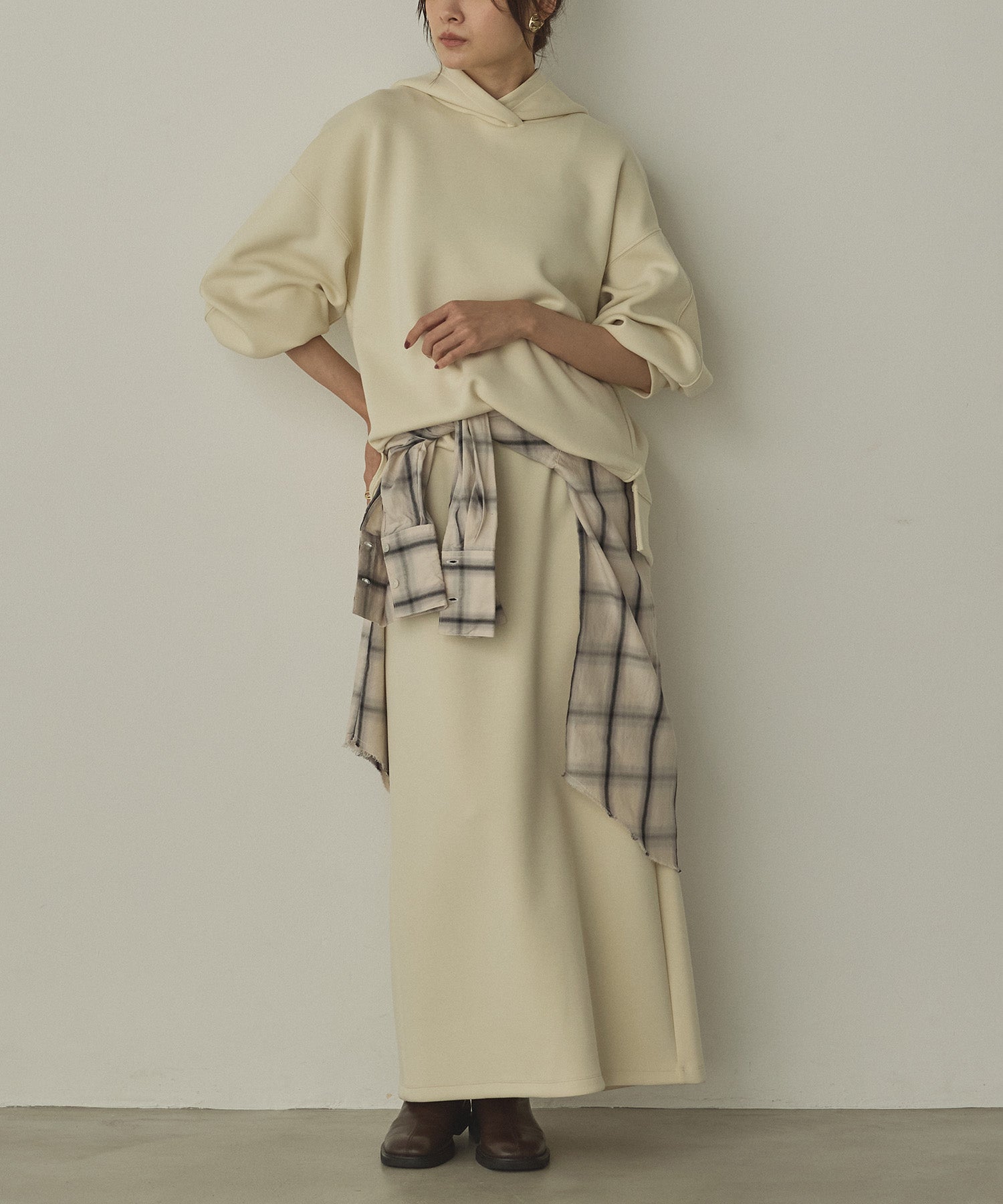 CARDBOARD COCOON SLEEVE HOODIE