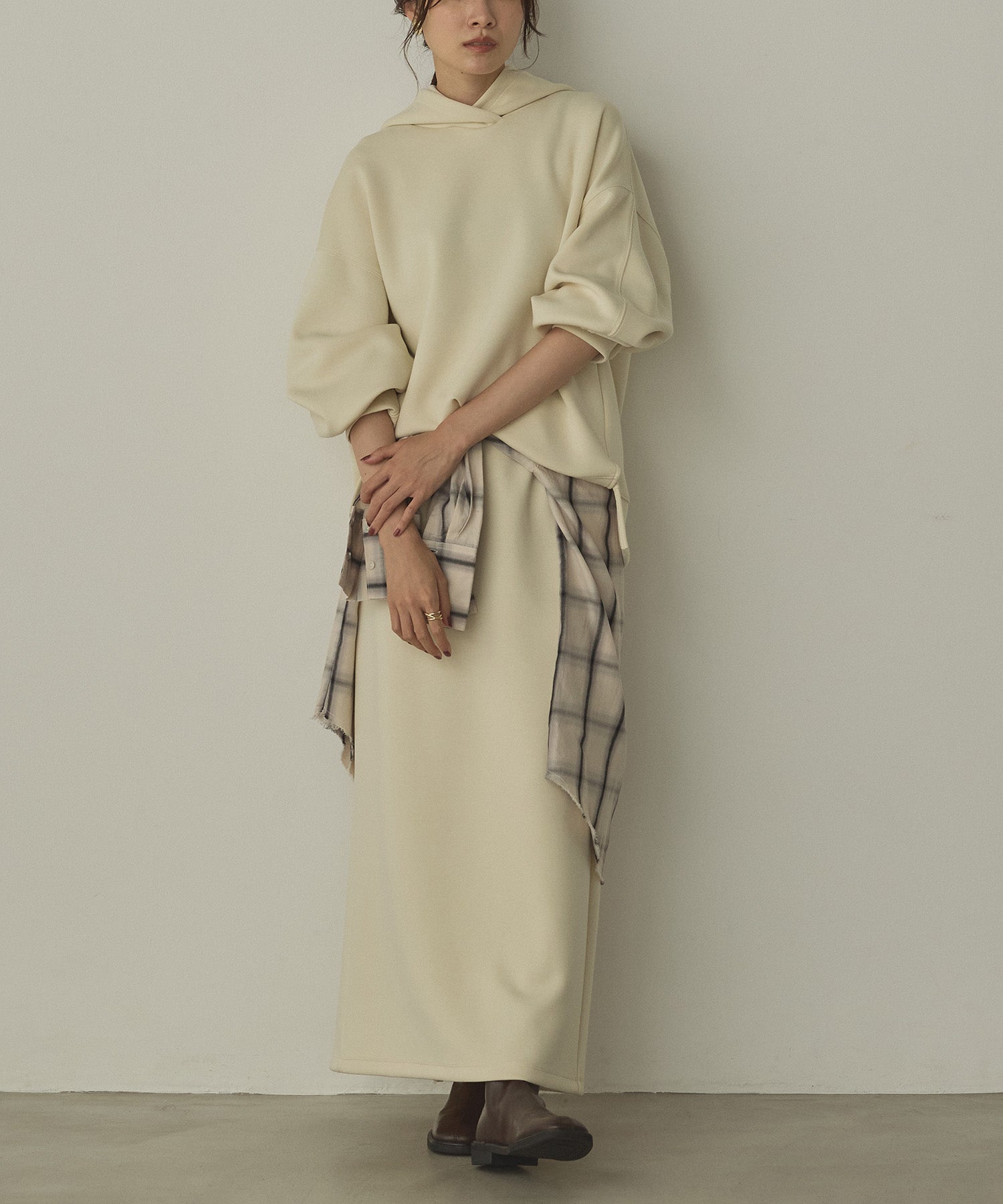 CARDBOARD COCOON SLEEVE HOODIE