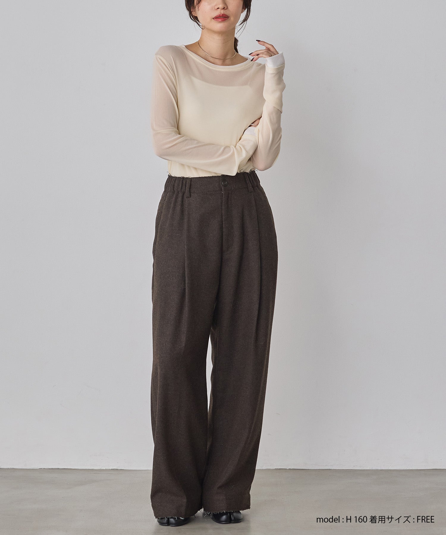 パワーネット バイカラー シアートップス