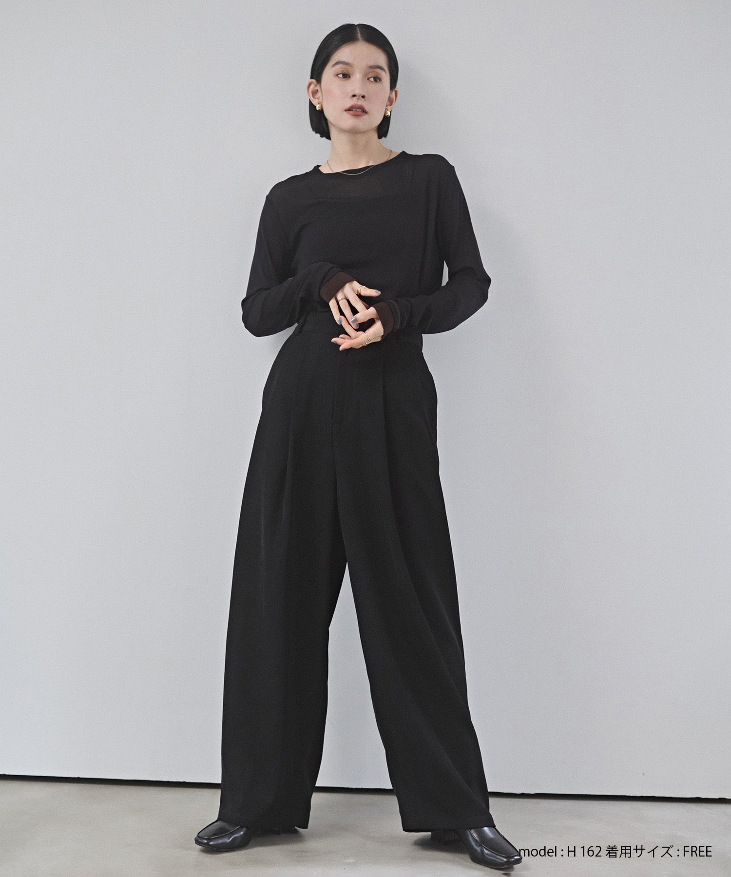 パワーネット バイカラー シアートップス